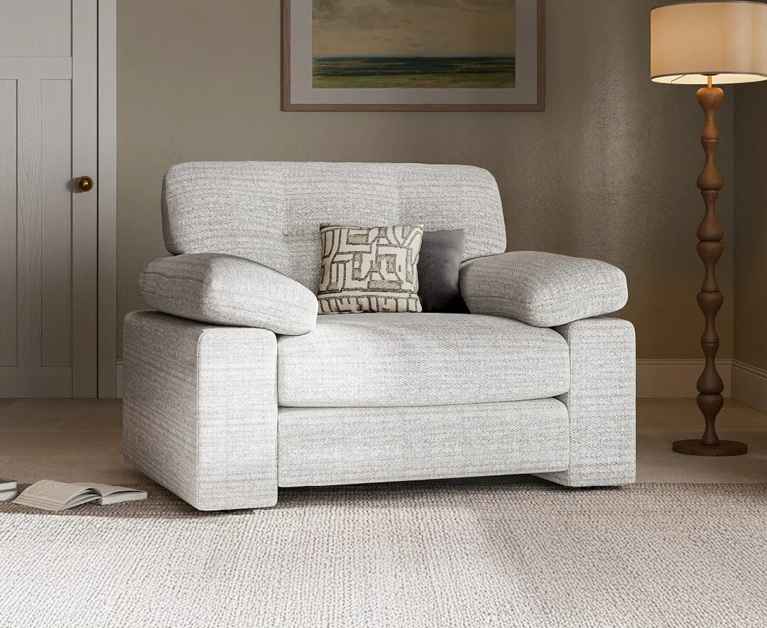 Helston Armchair - Silver, Fabric product