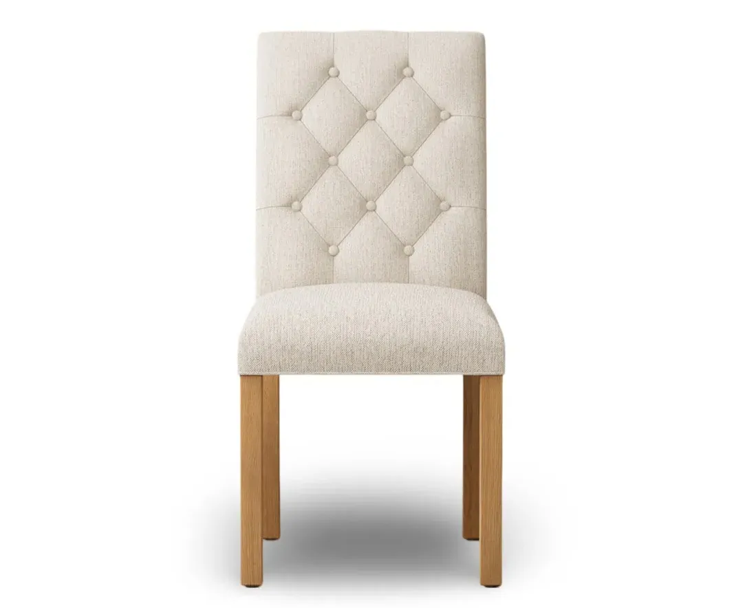 Isabella Set of 2 Dining Chairs - Natural, Painted product