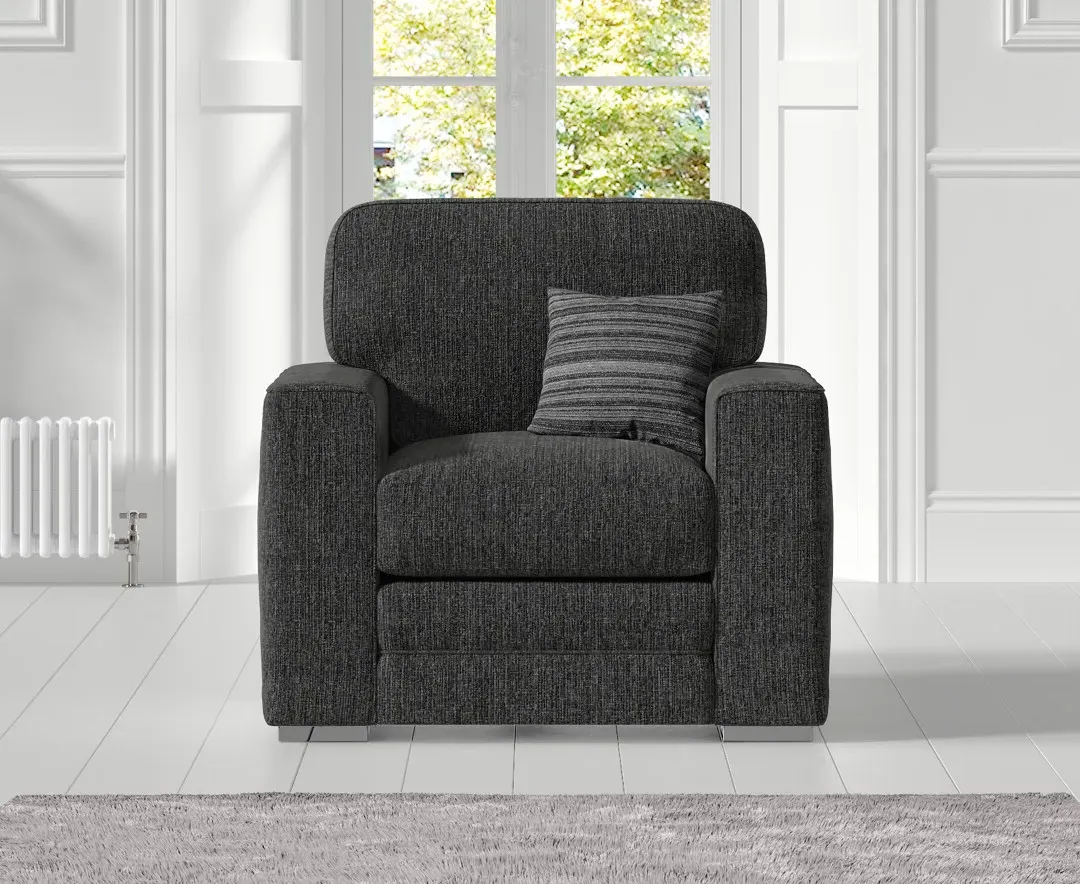 Madden Armchair - Charcoal Grey, Fabric product