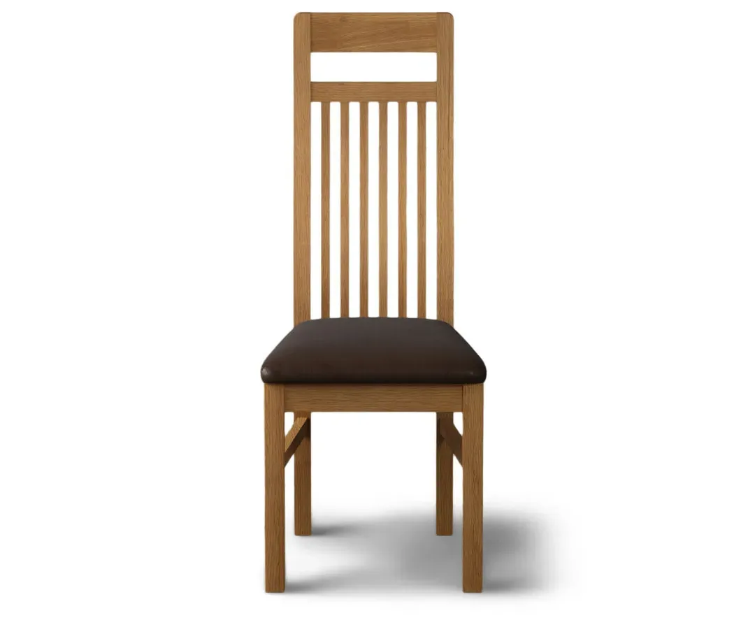 Monroe Set of 2 Dining Chairs - Oak, Solid Oak product