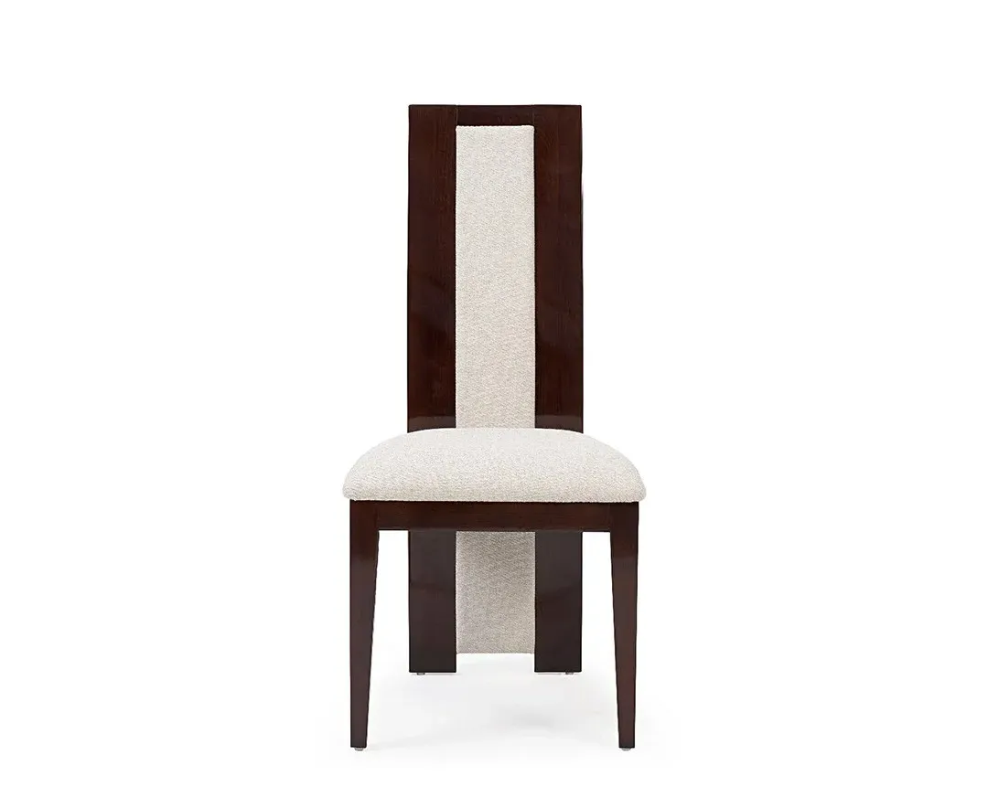 Novara Set of 2 Dining Chairs - Brown, Fabric product