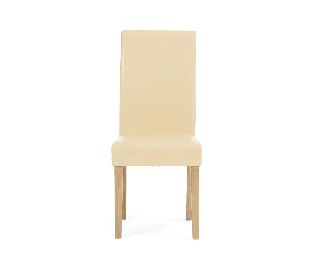 Olivia Set of 2 Dining Chairs - Faux Leather product