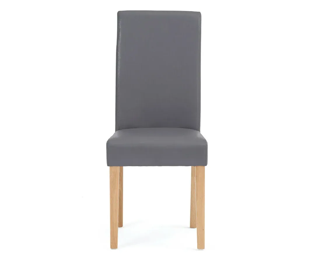 Olivia Set of 2 Dining Chairs - Faux Leather product