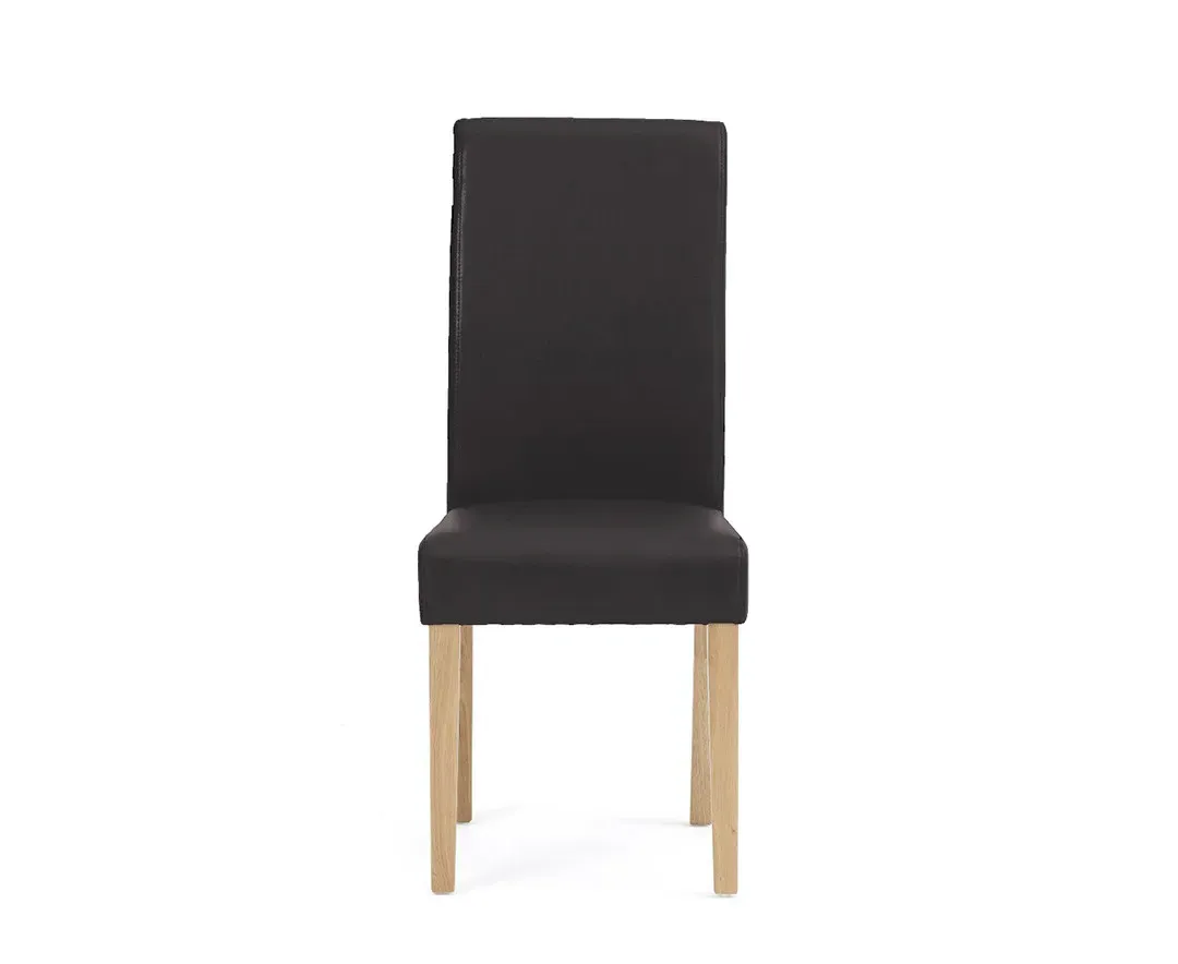 Olivia Set of 2 Dining Chairs - Faux Leather product