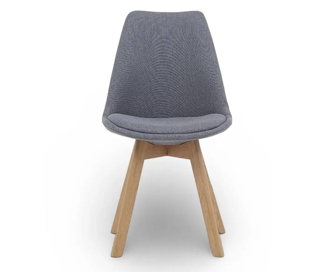 Orson Set of 2 Dining Chairs - Dark Grey, Fabric product