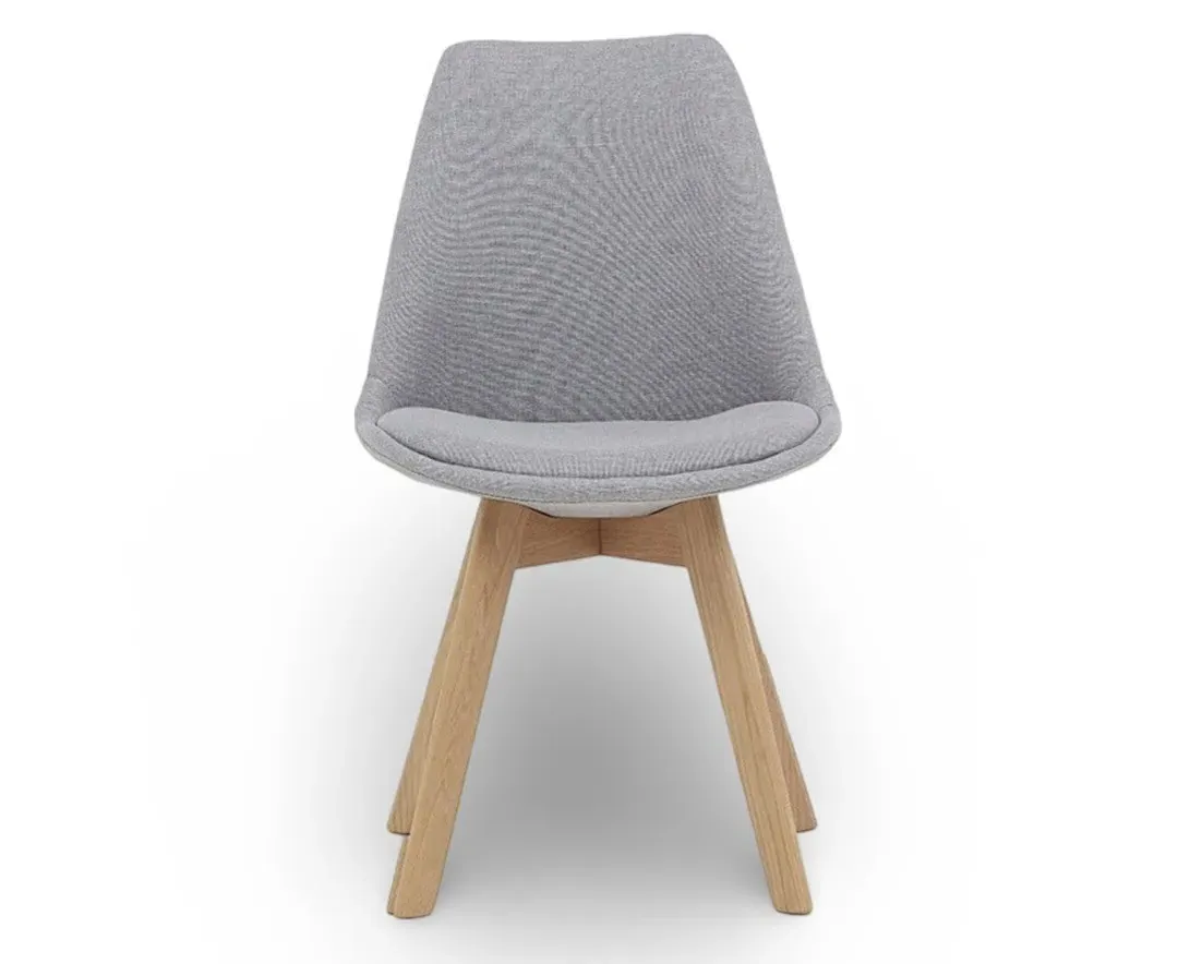 Orson Set of 2 Dining Chairs - Light Grey, Fabric product