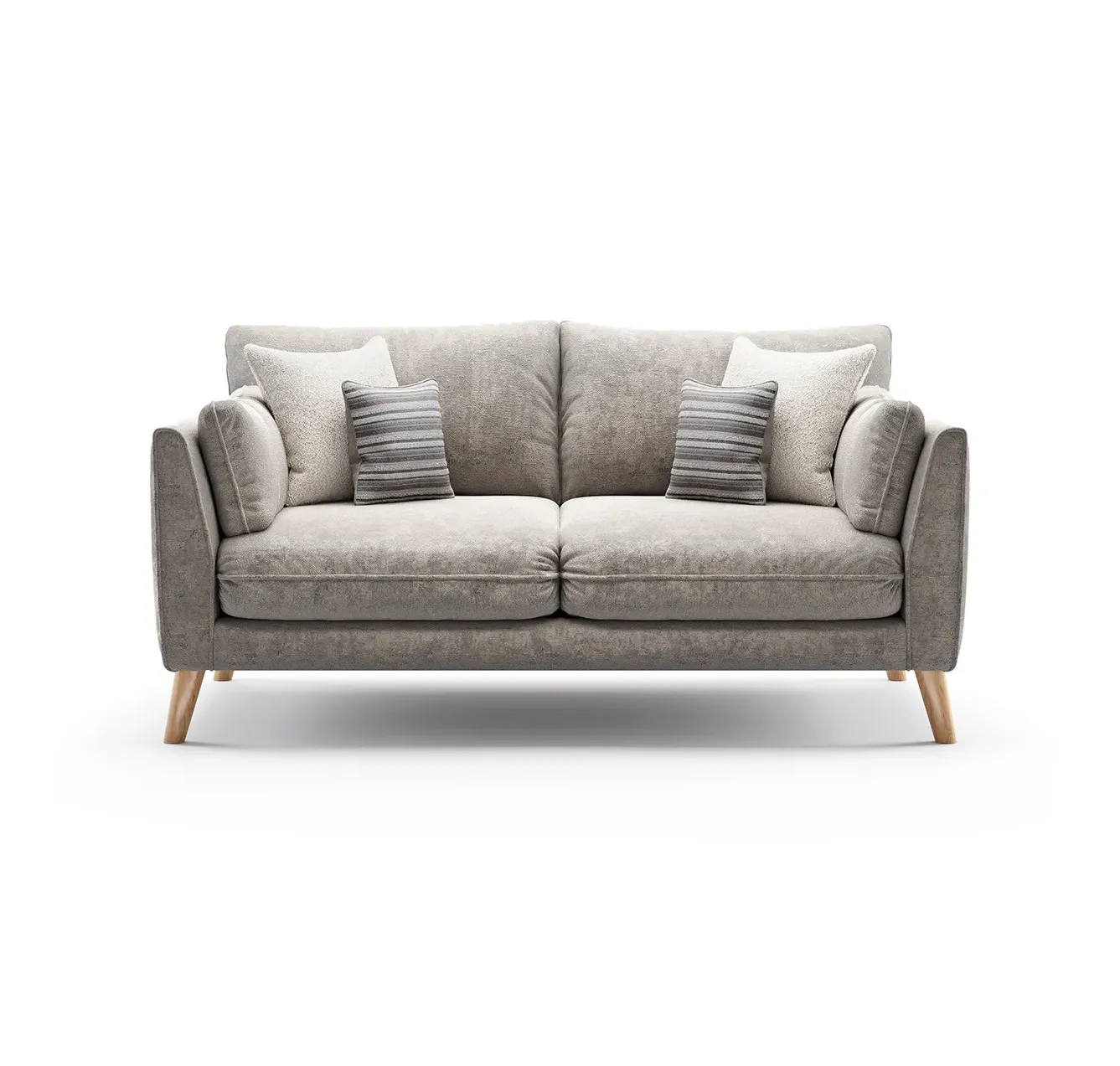Palermo 2-Seater Sofa - Silver, Chenille Fabric product
