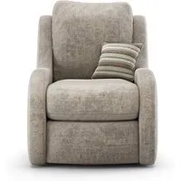 Palermo High Back Swivel Armchair - Truffle, Chenille alternate view