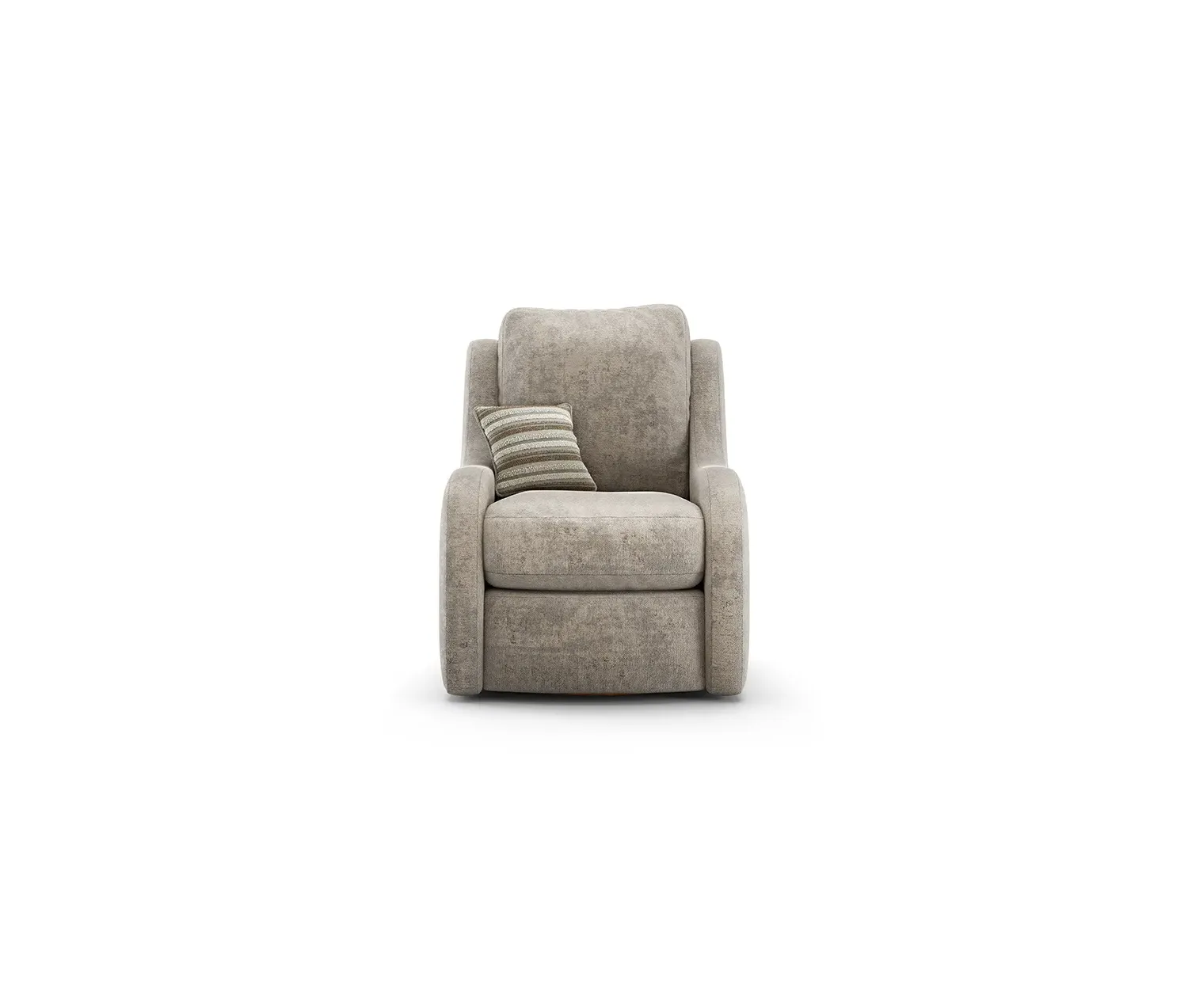 Palermo High Back Swivel Armchair - Truffle, Chenille product