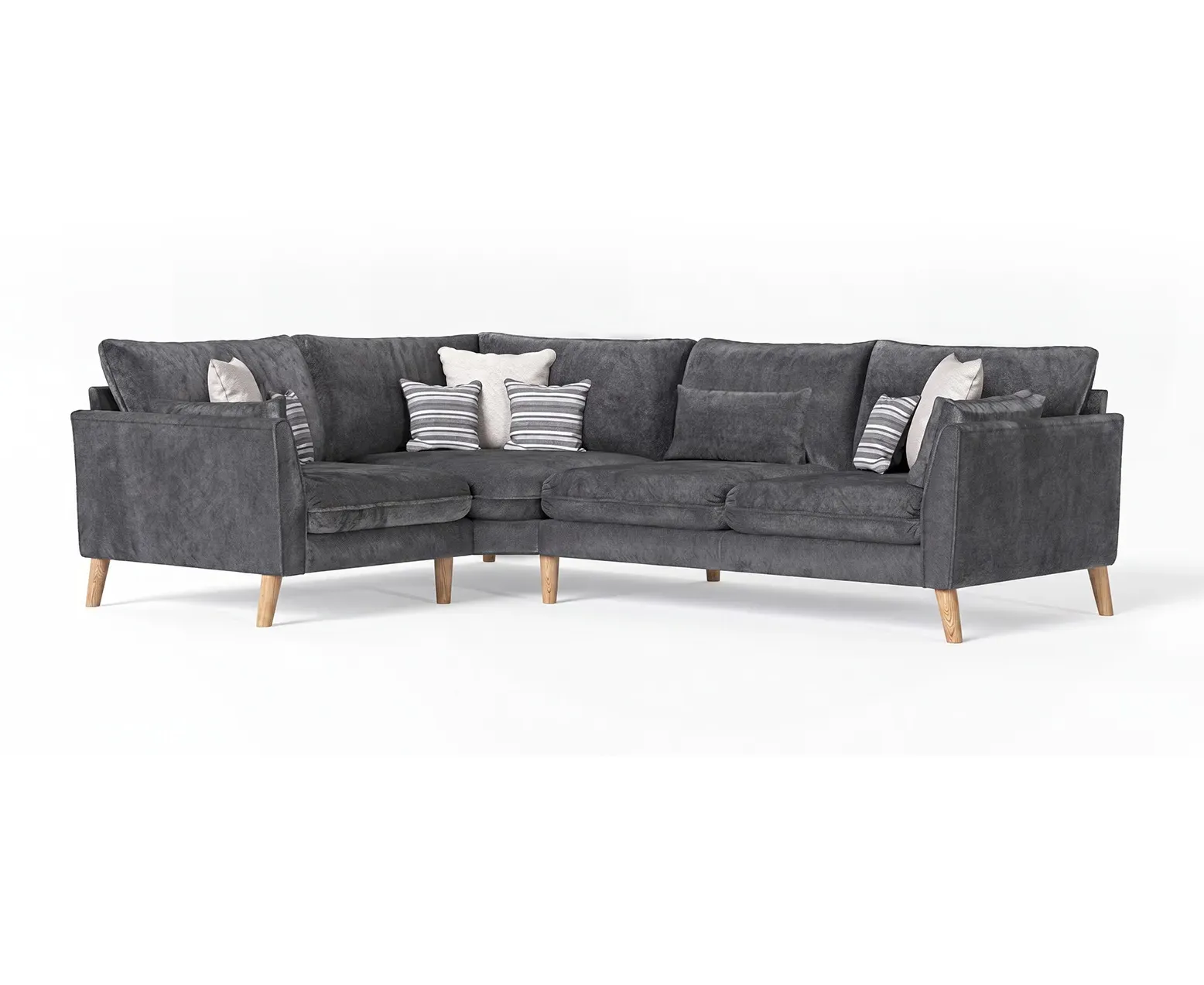 Palermo Right Hand Facing Corner Sofa - Graphite, Chenille product