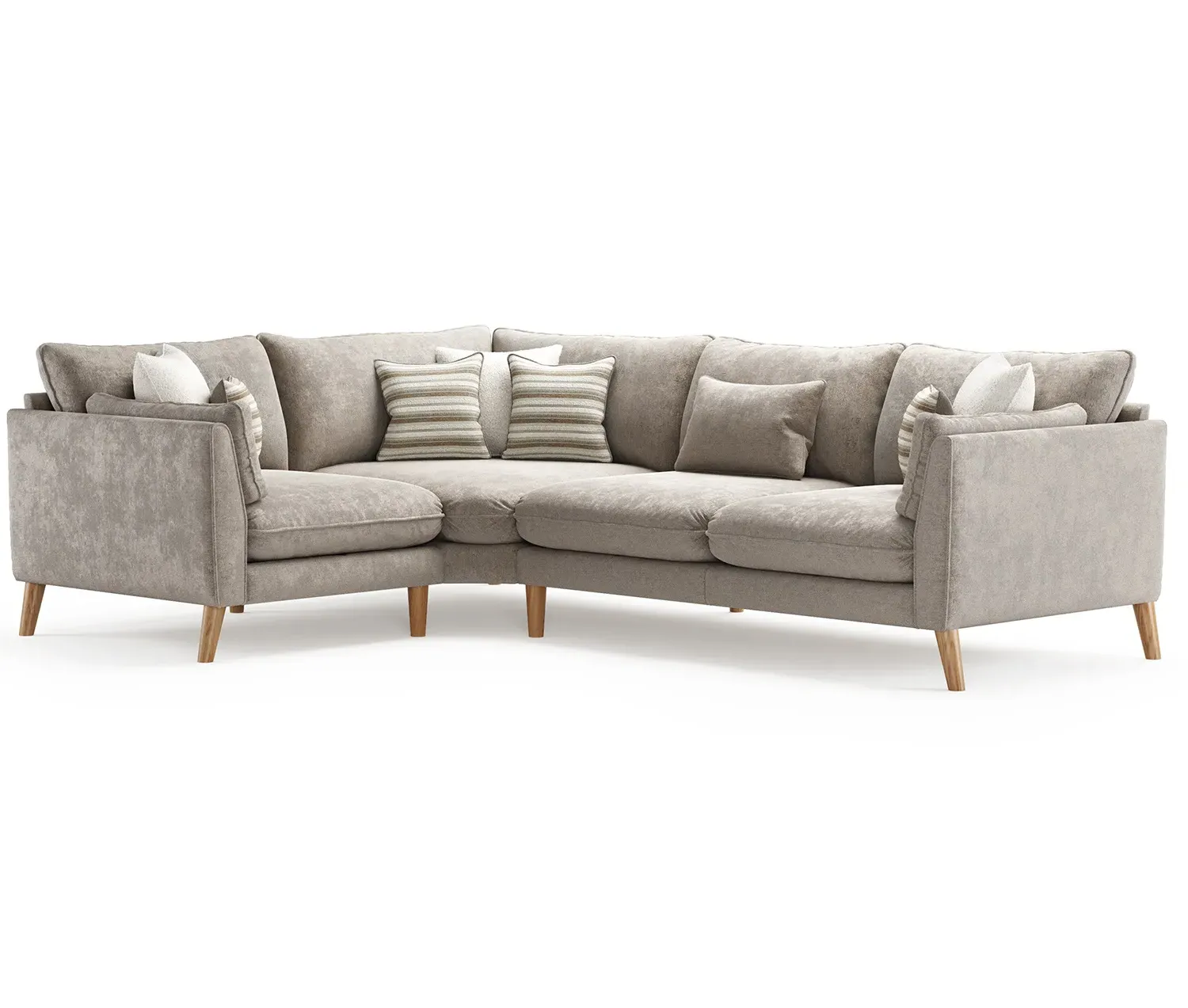 Palermo Right Hand Facing Corner Sofa - Truffle, Chenille product