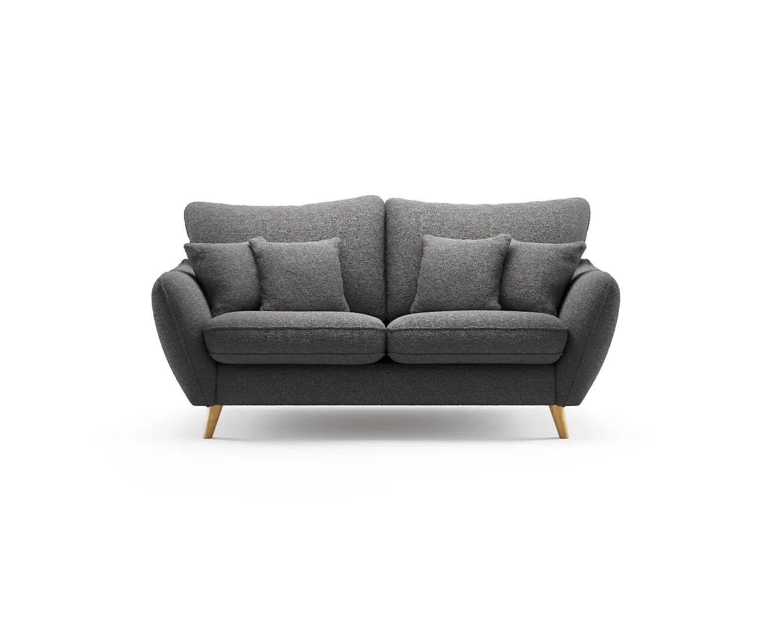 Palma 2-Seater Sofa - Charcoal, Chenille product