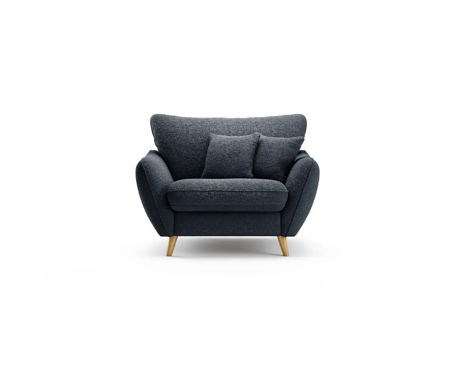 Palma Armchair - Navy, Chenille Fabric product