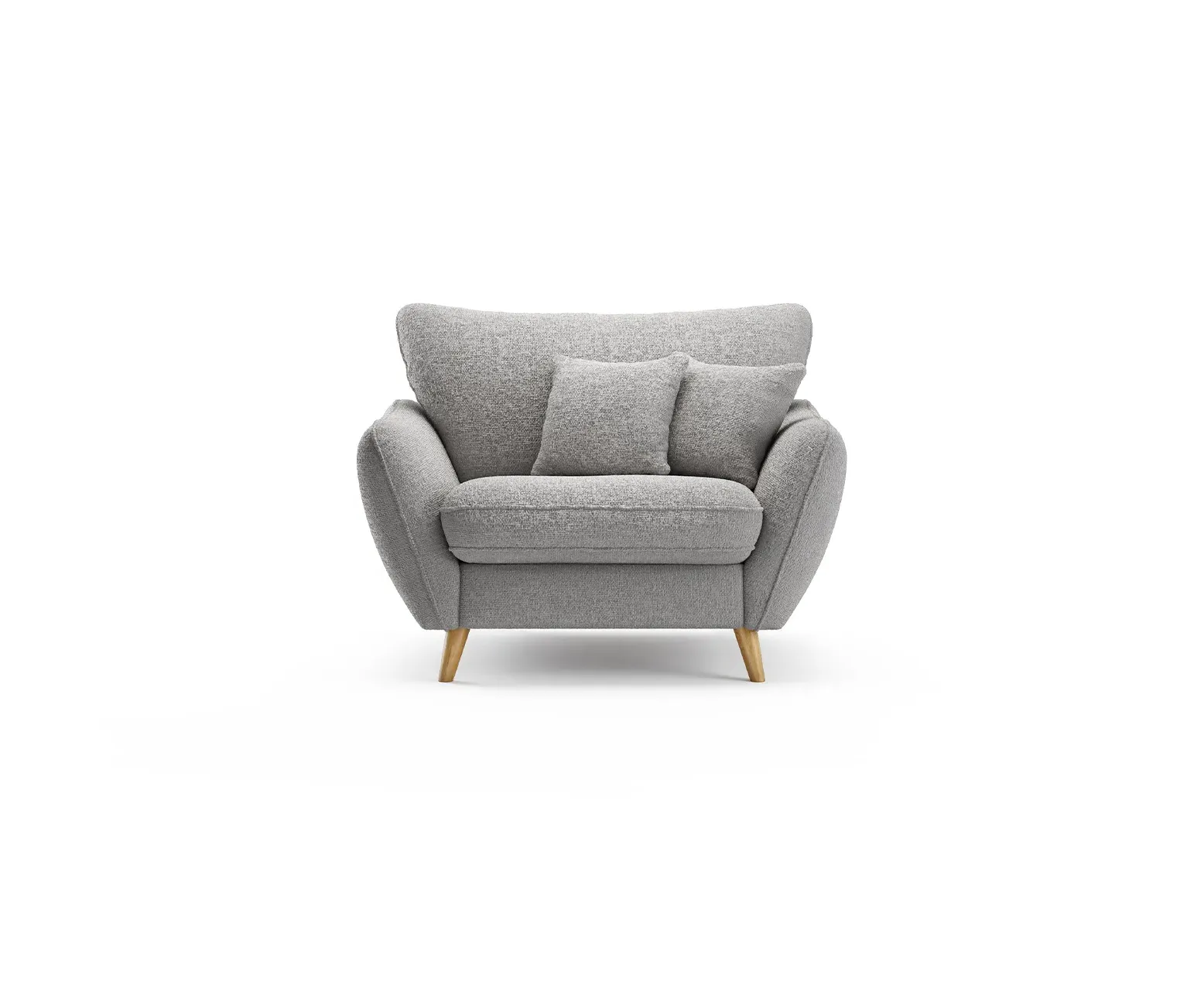 Palma Armchair - Silver, Chenille Fabric product