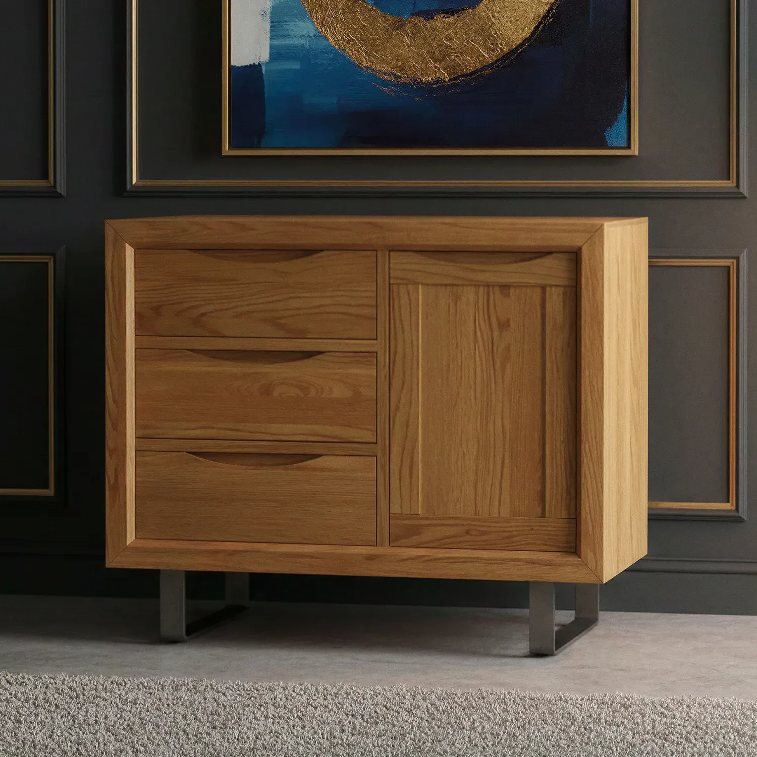 Parker Small Sideboard - Oak, Solid Oak product