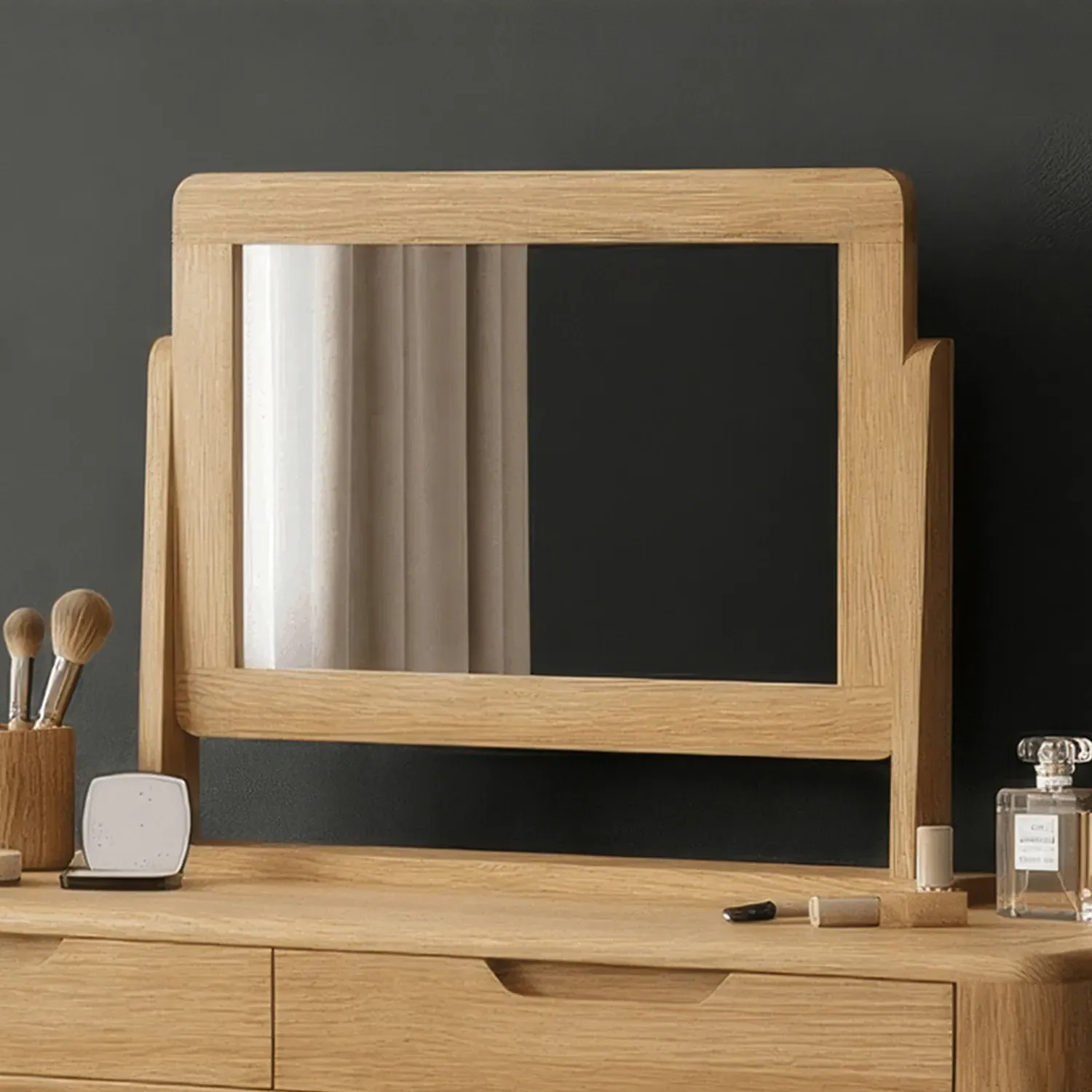 Rosa Dressing Table Mirror - Oak, Solid Oak product