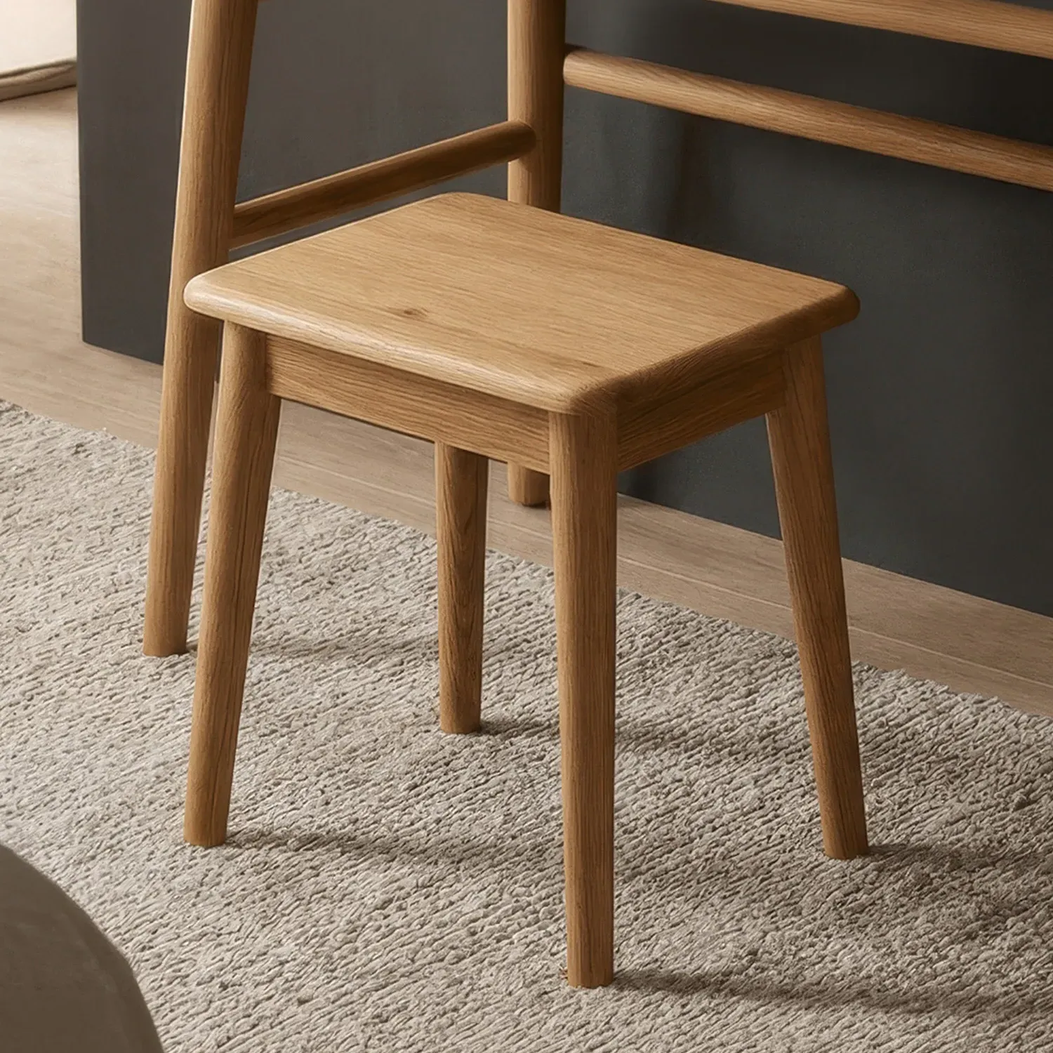Rosa Dressing Table Stool - Oak product
