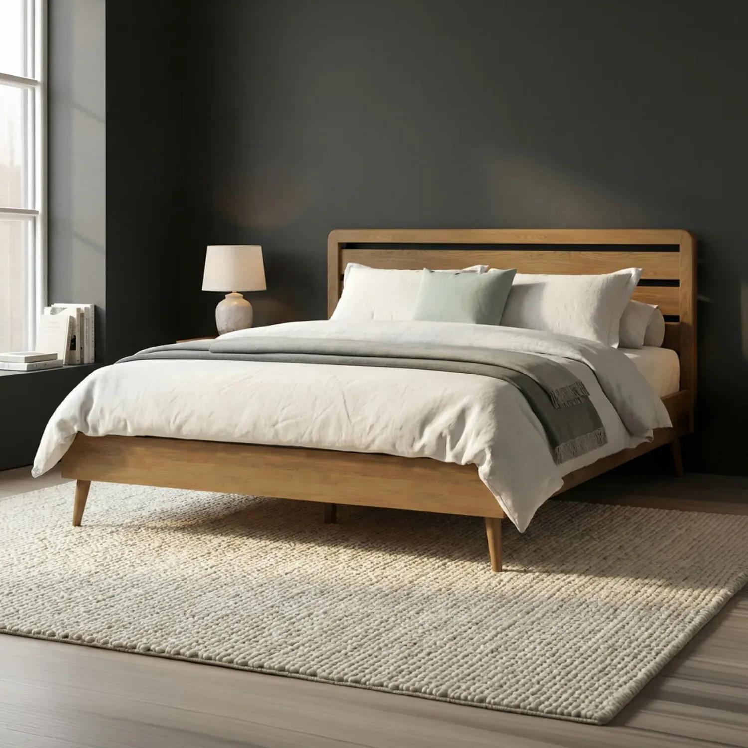 Rosa Super King Bed Frame - Oak, Solid Oak product
