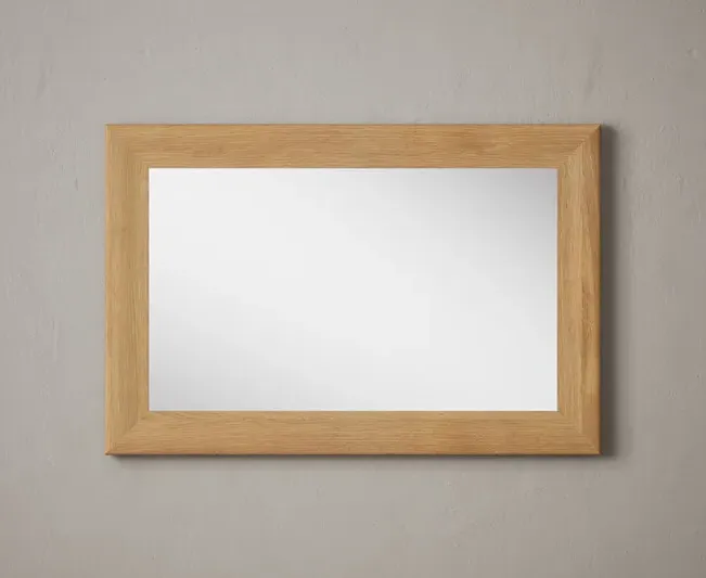 Solid Oak 90cm Mirror - Oak product