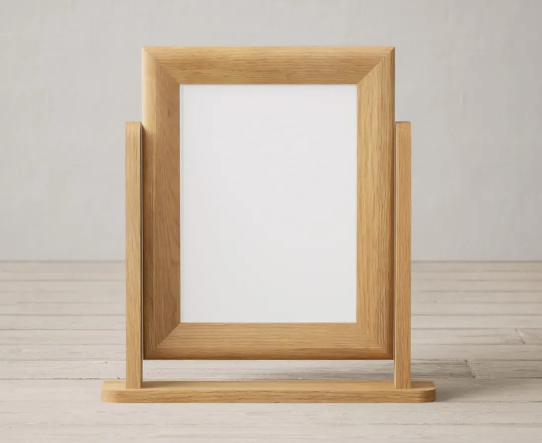 Solid Oak Dressing Table Mirror - Oak product