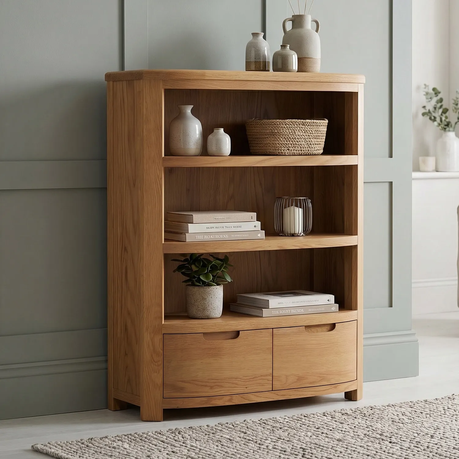 Somerton Small Bookcase - Oak, Solid Oak product