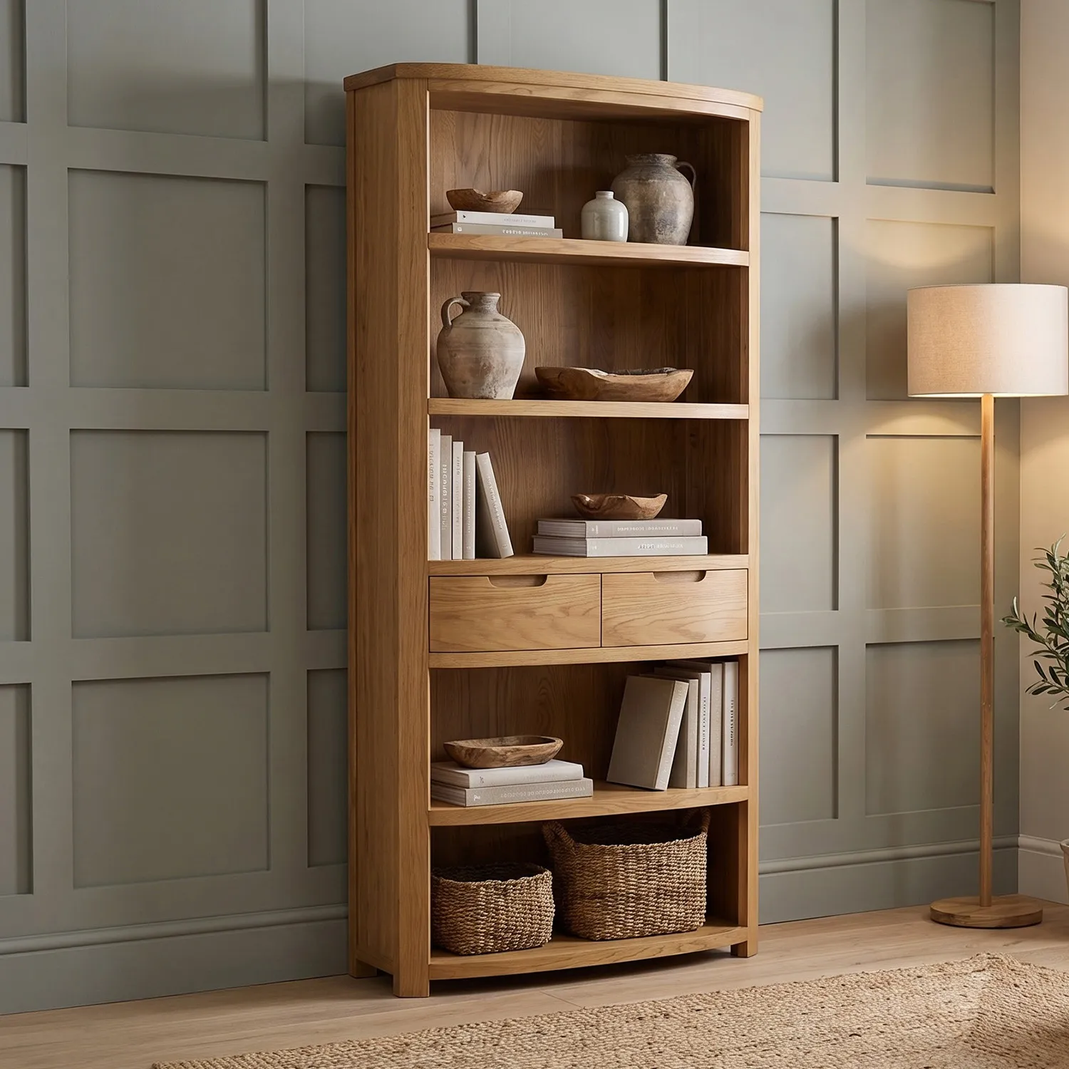 Somerton Tall Bookcase - Oak product