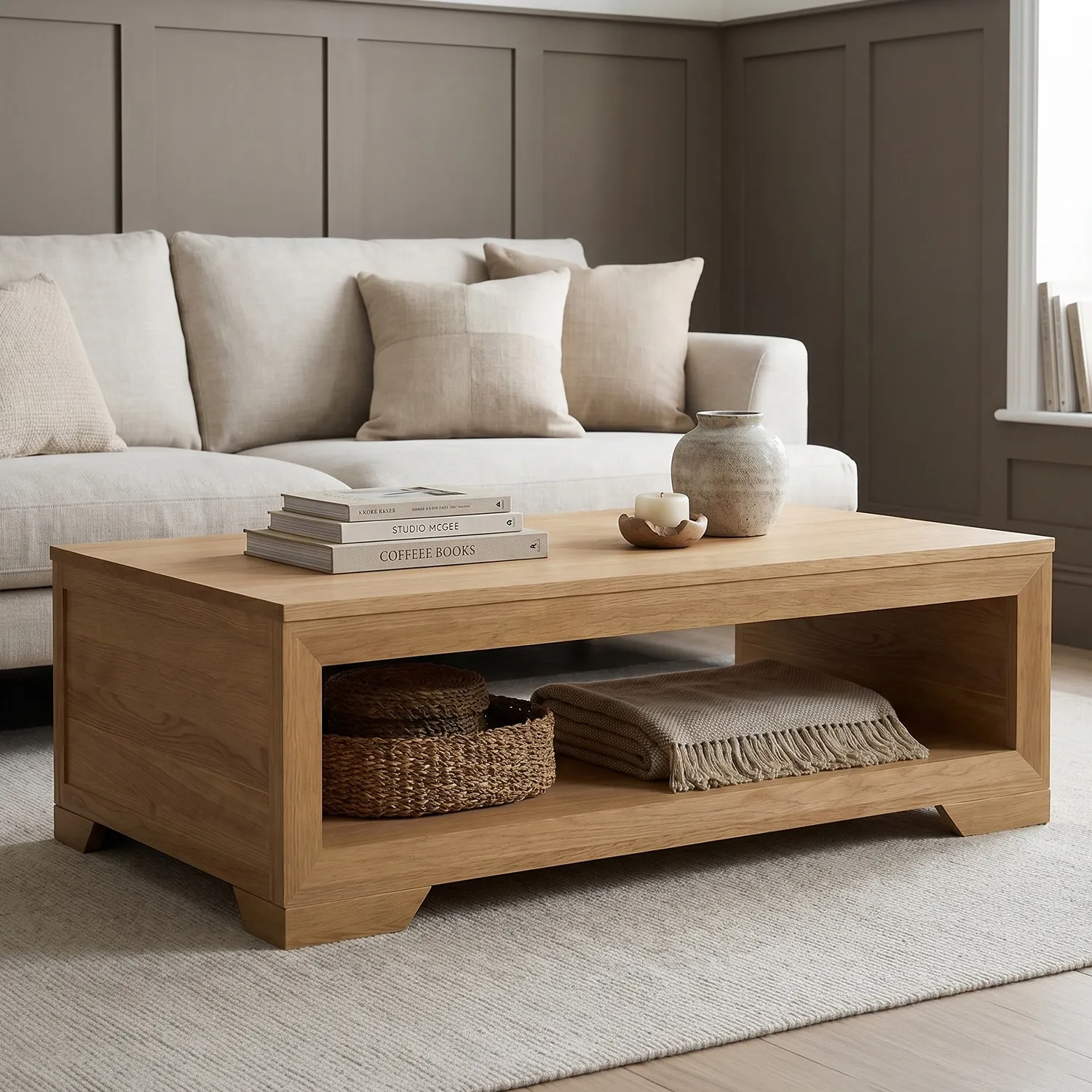 Tilt Coffee Table - Oak, Solid Oak product