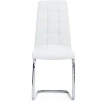 Vigo Set of 2 Dining Chairs - White, Faux Leather alternate view