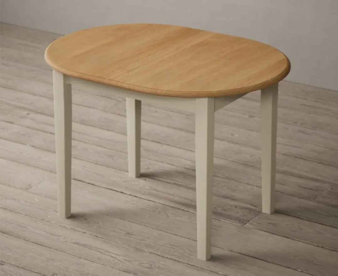 Warwick Extendable Dining Table - Cream, Solid Oak product