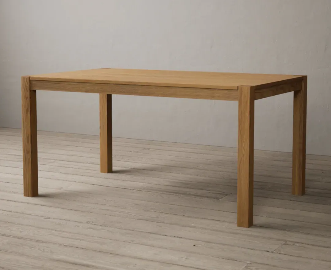 York Dining Table with 2 Brown Olivia Chairs & 1 Bench - Oak product