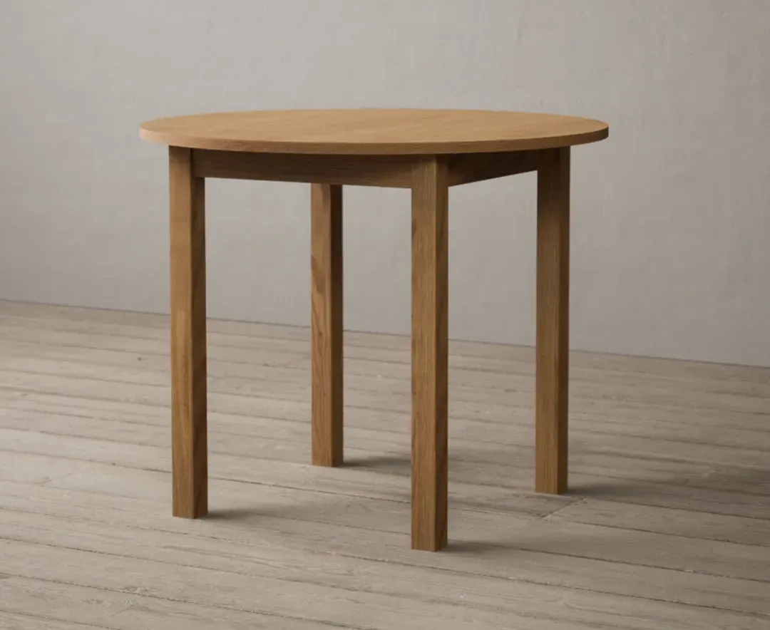 York Extendable Dining Table - Oak, Solid Oak product