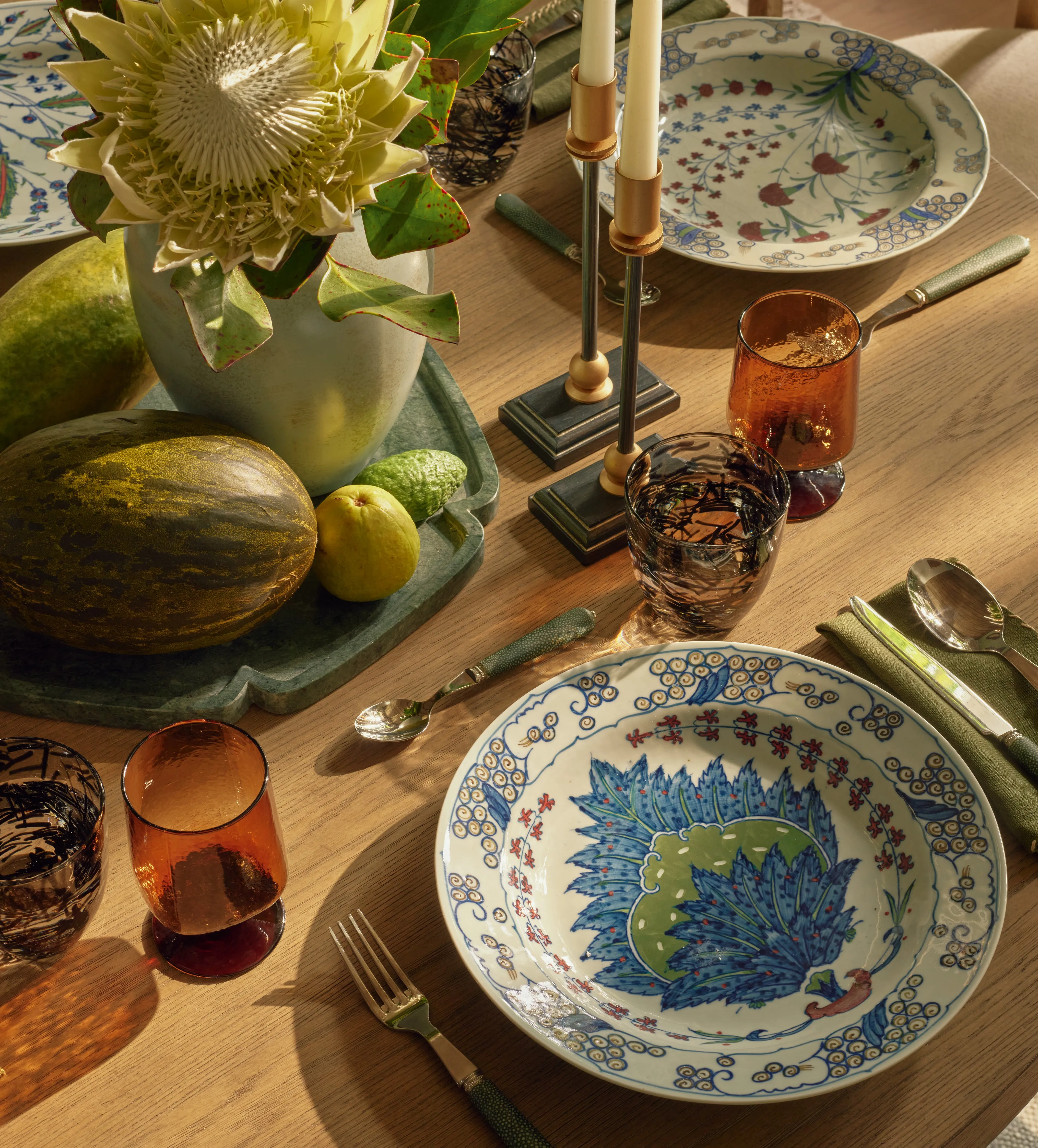 4-Piece Dinner Plate Set - Multi, Ceramic product