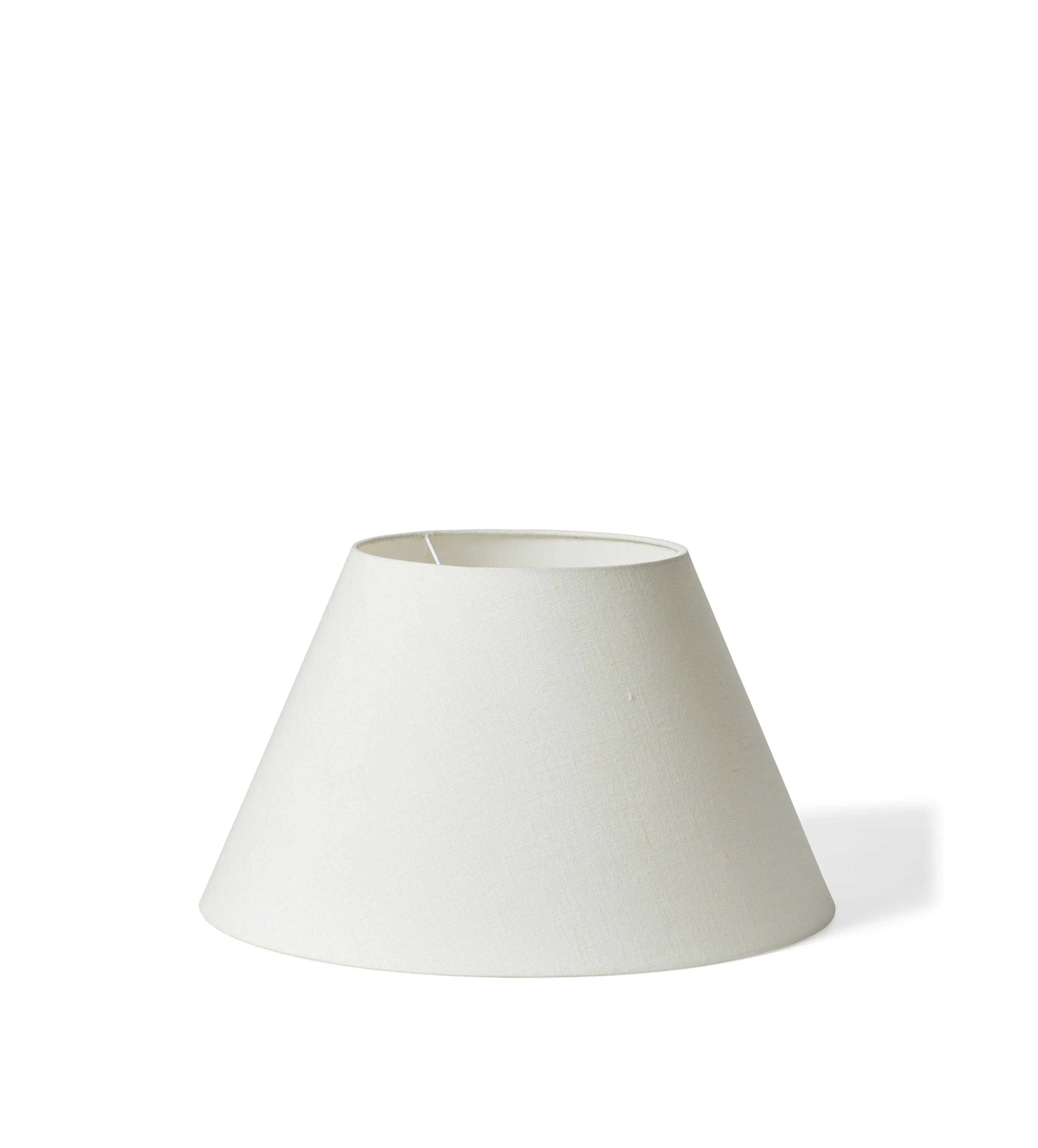 45cm Empire Lampshade - Off-White, Linen alternate view