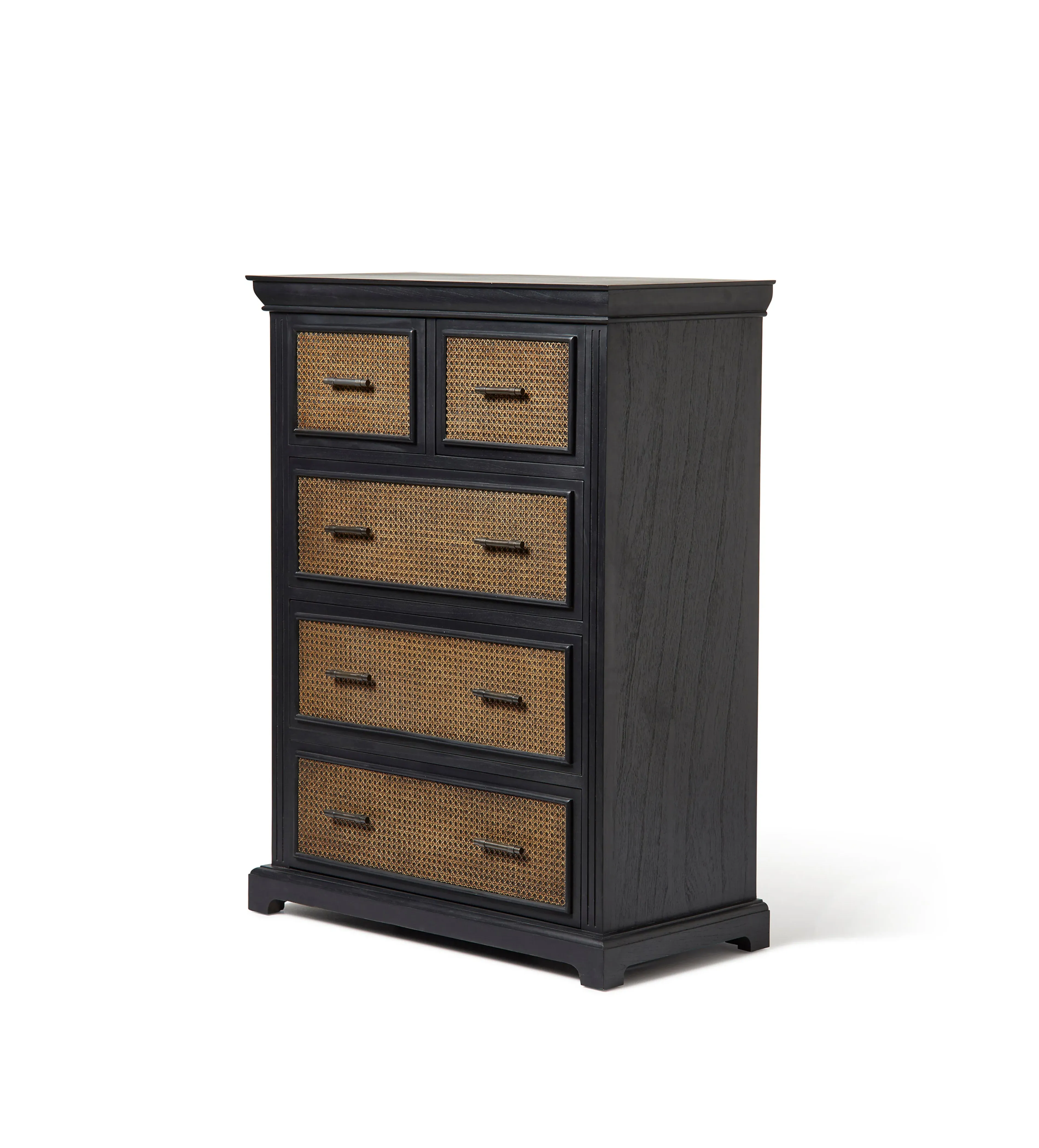 5-Drawer Chest of Drawers - Ebony, Bayur Wood by OKA, image 2