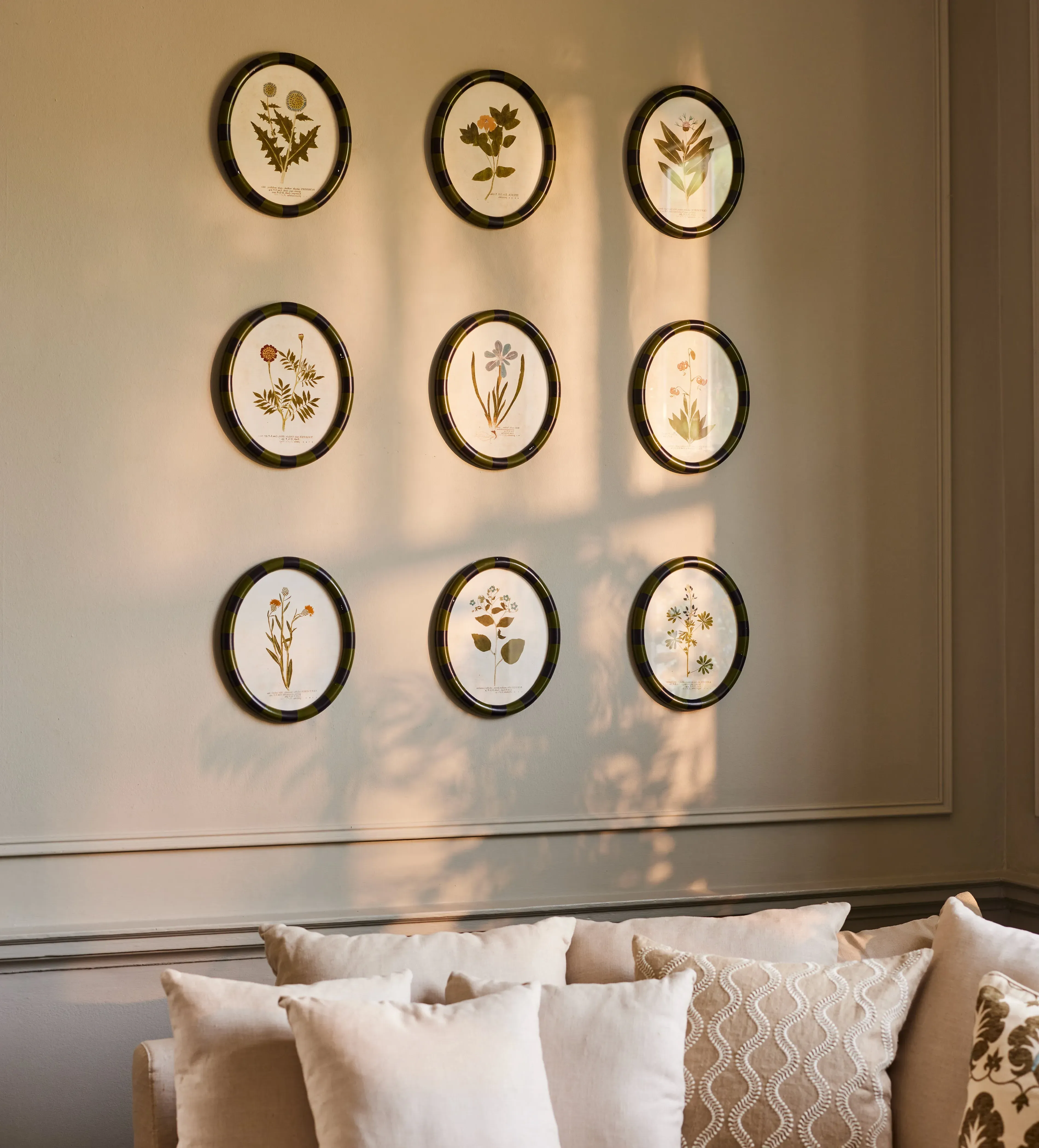 9-Piece Framed Floral Prints - Multi, Paper product