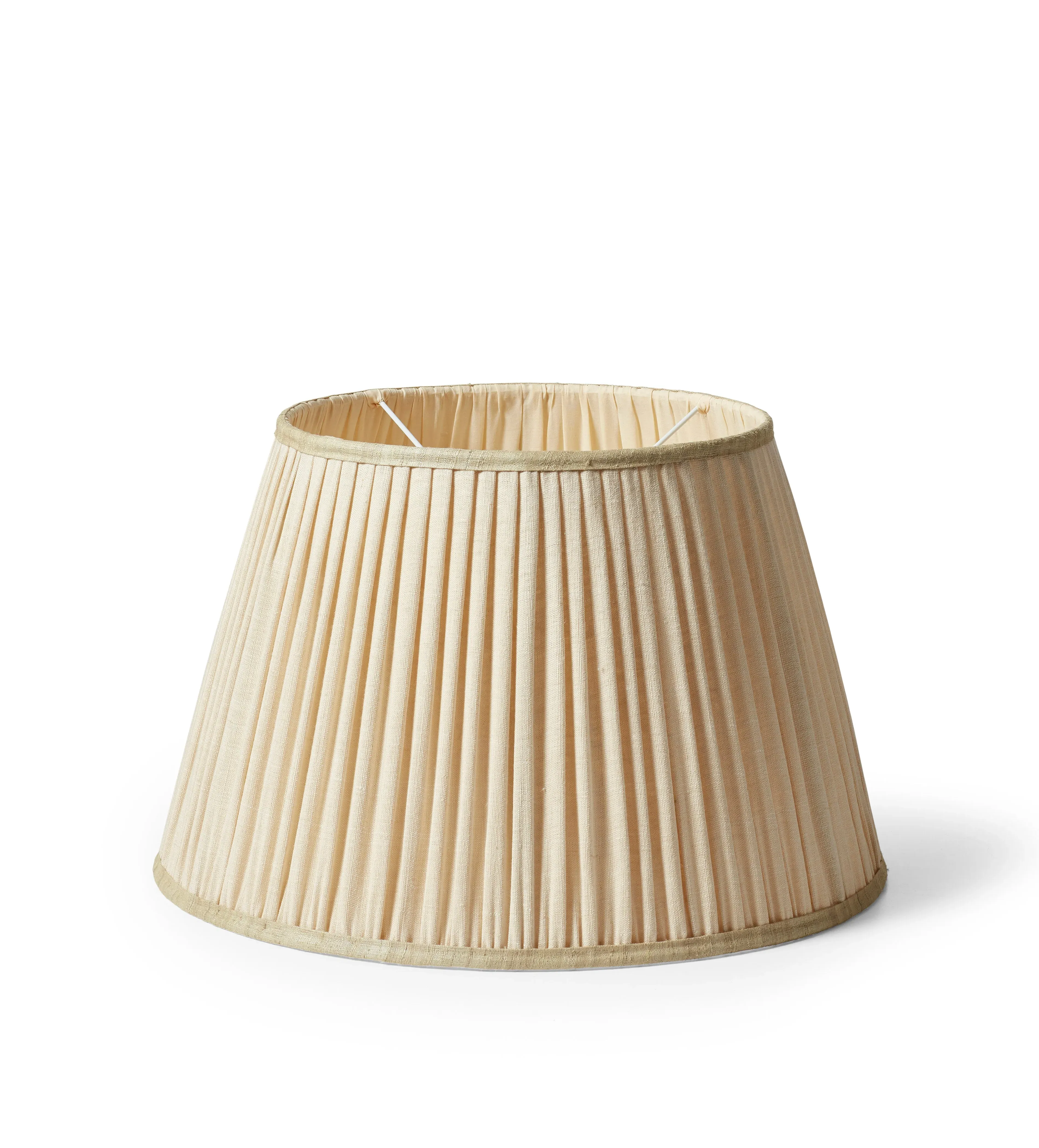 Archibald Pleated Lampshade 50cm - Oyster, Linen alternate view