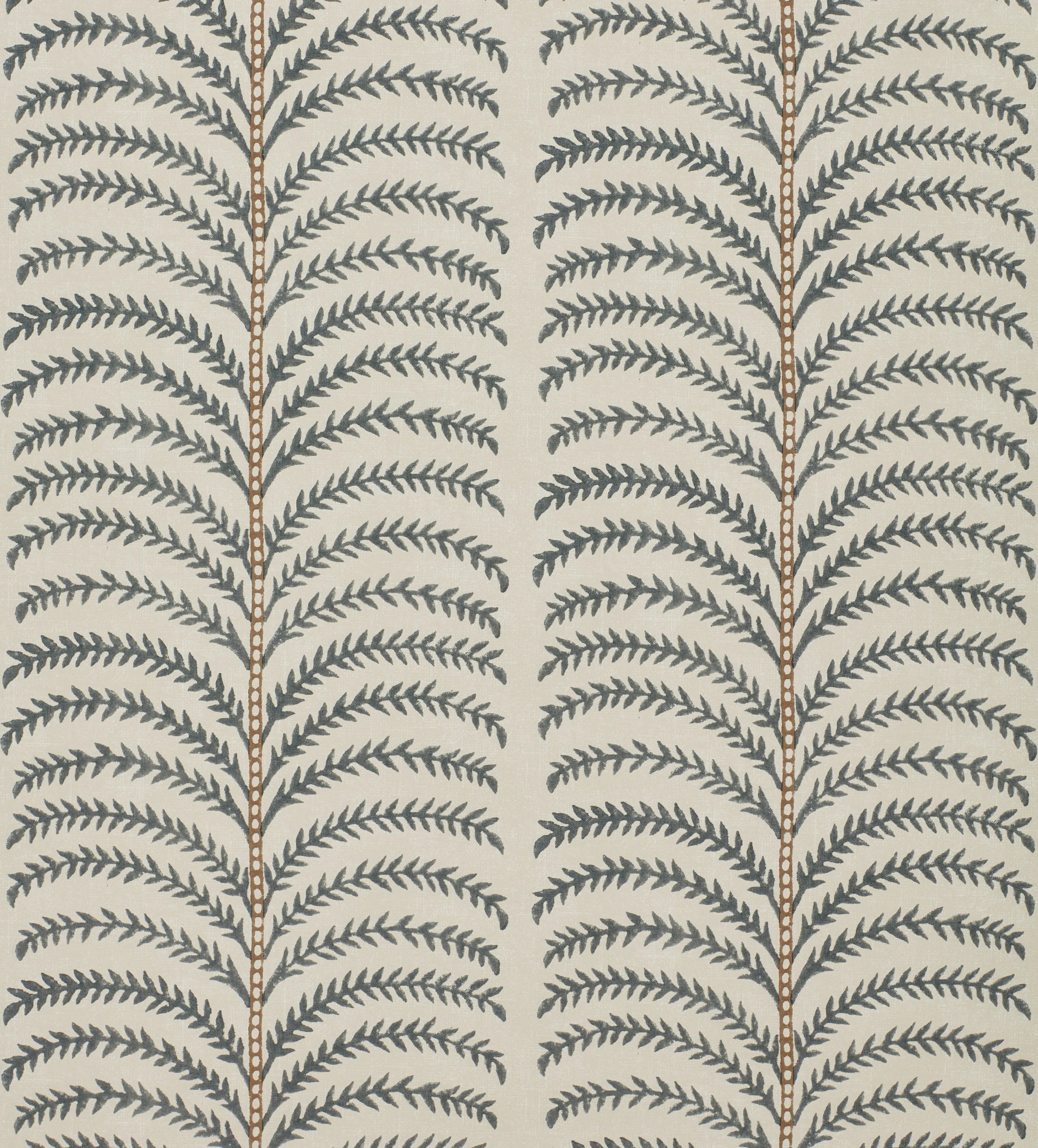 Areca Palm Print Wallpaper - Air Force Blue, Non-Woven alternate view