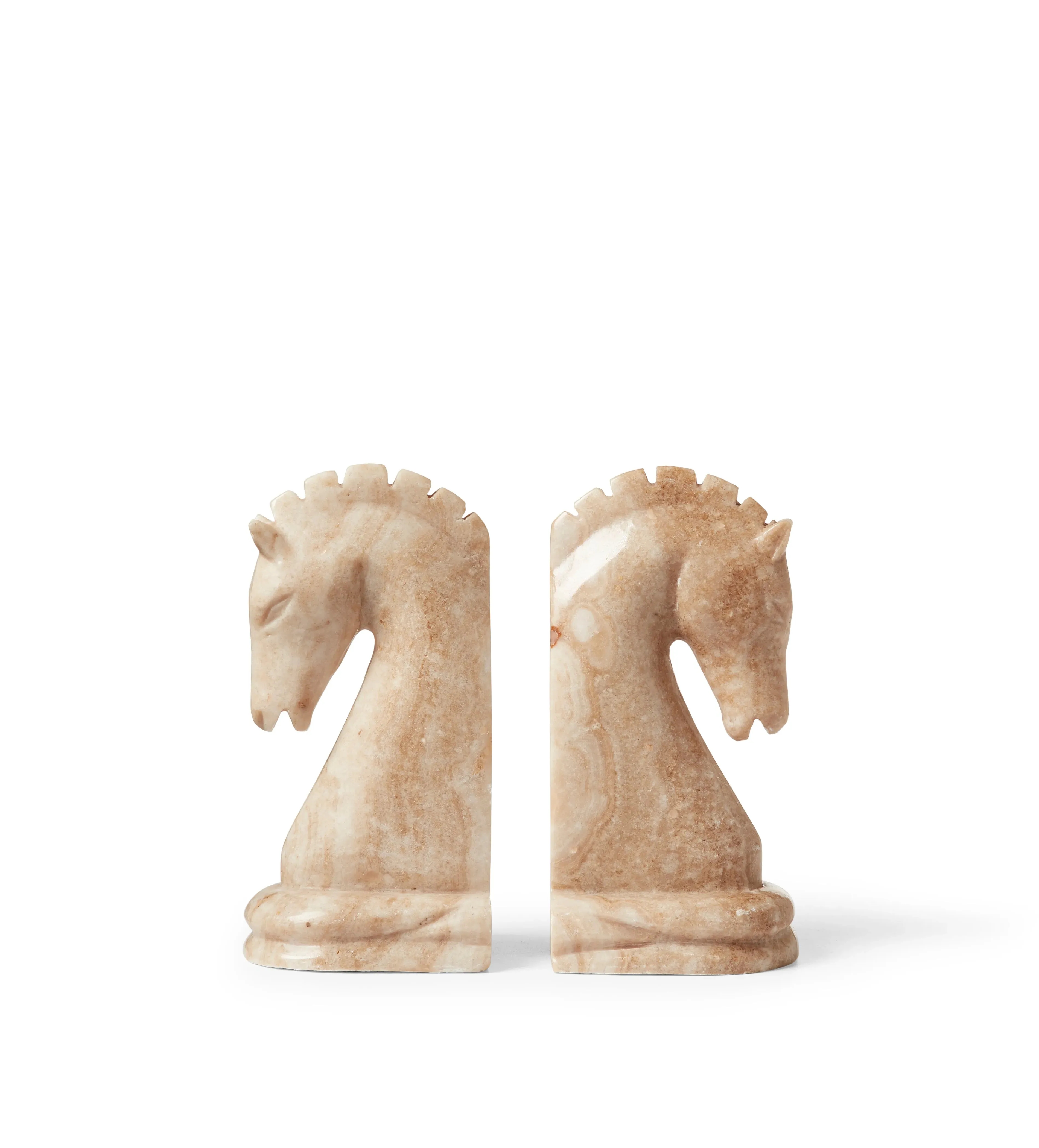 Arroch Horse Head Book Ends - Onyx alternate view