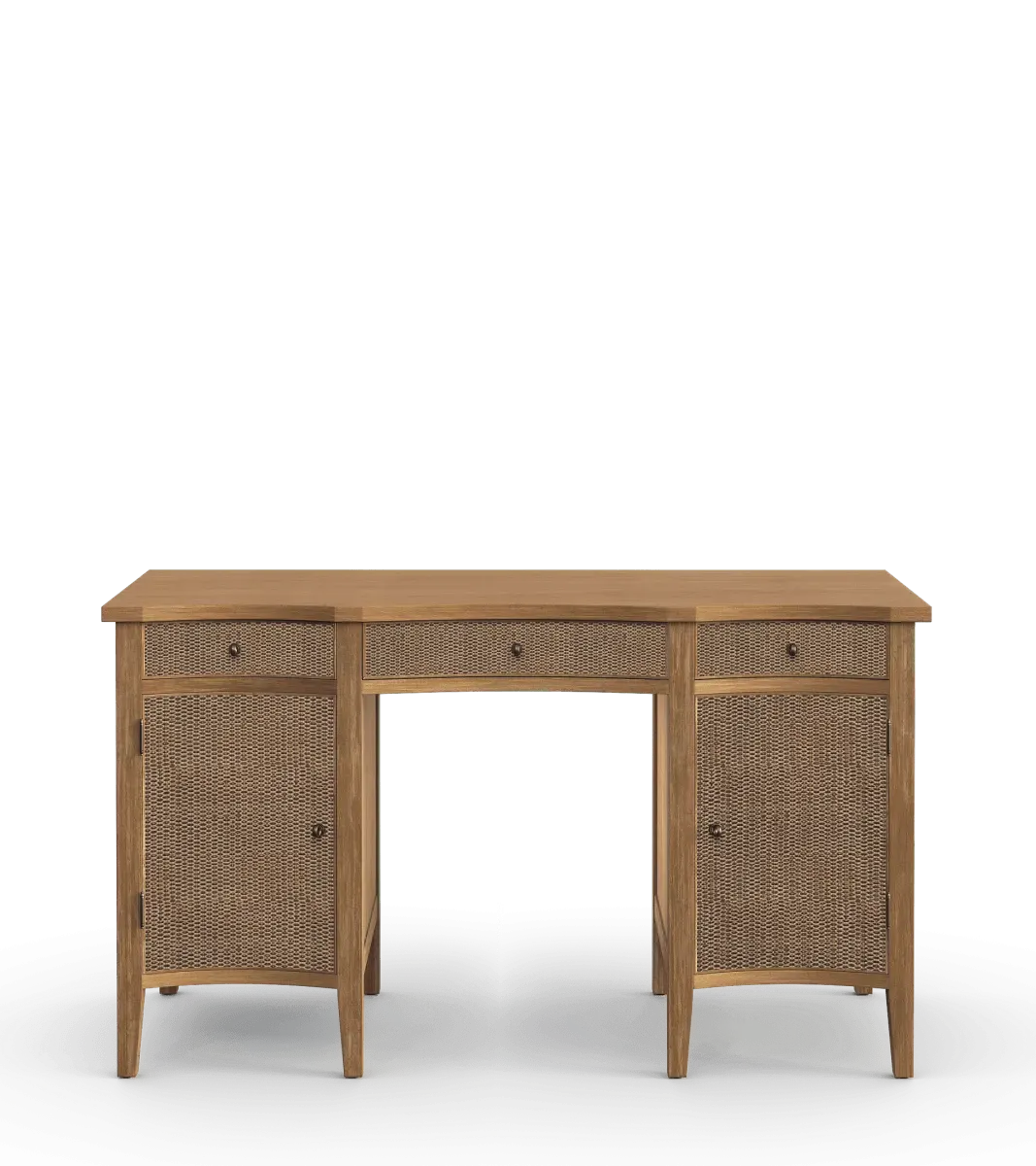 oka-balabac-desk-natural-desks-bayur-wood-rattan image