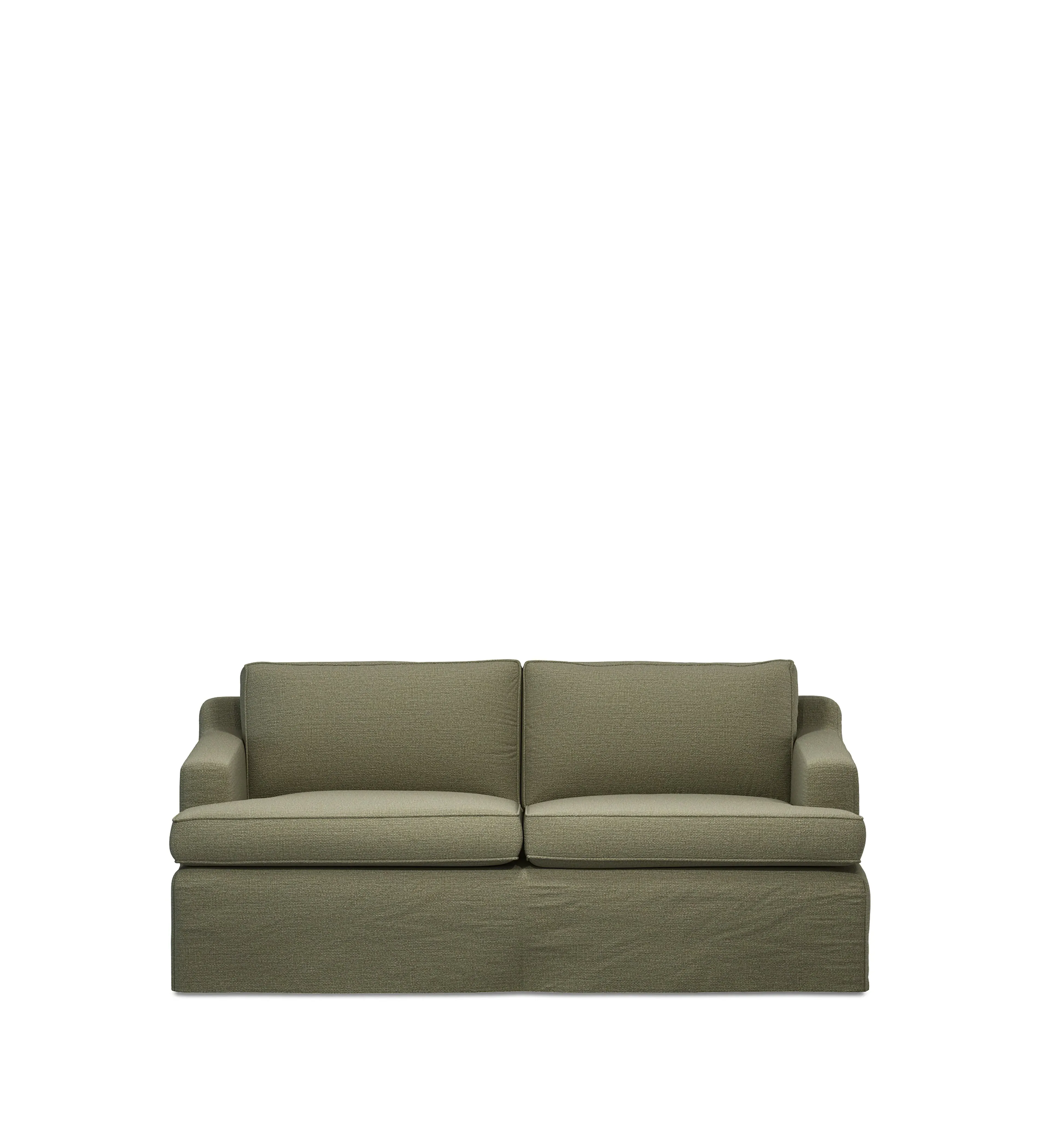 Beale 2-Seater Sofa Loose Cover - Dune Green, Clever Linen product