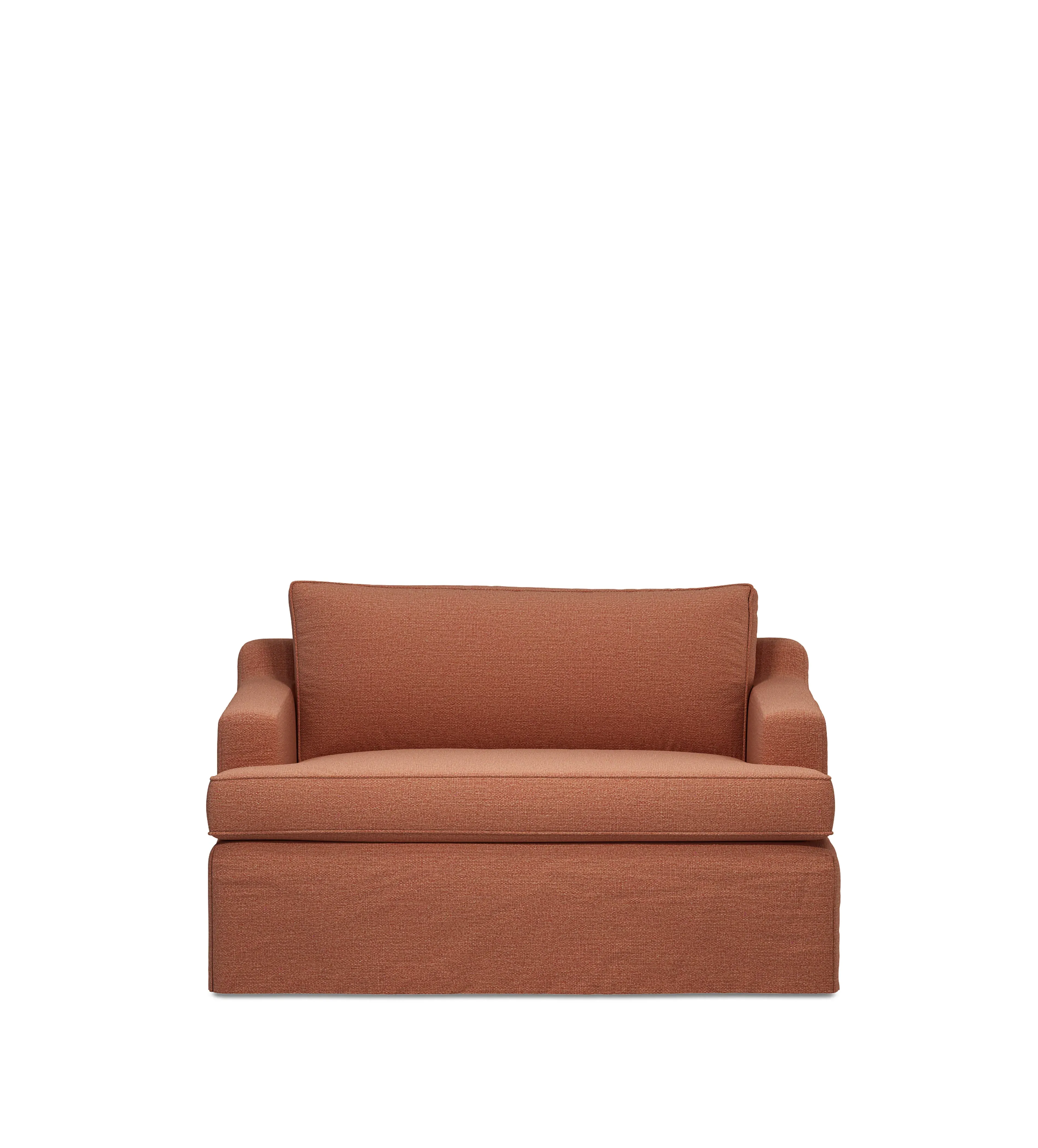 Beale Loveseat Loose Cover - Sugar Almond, Clever Linen product