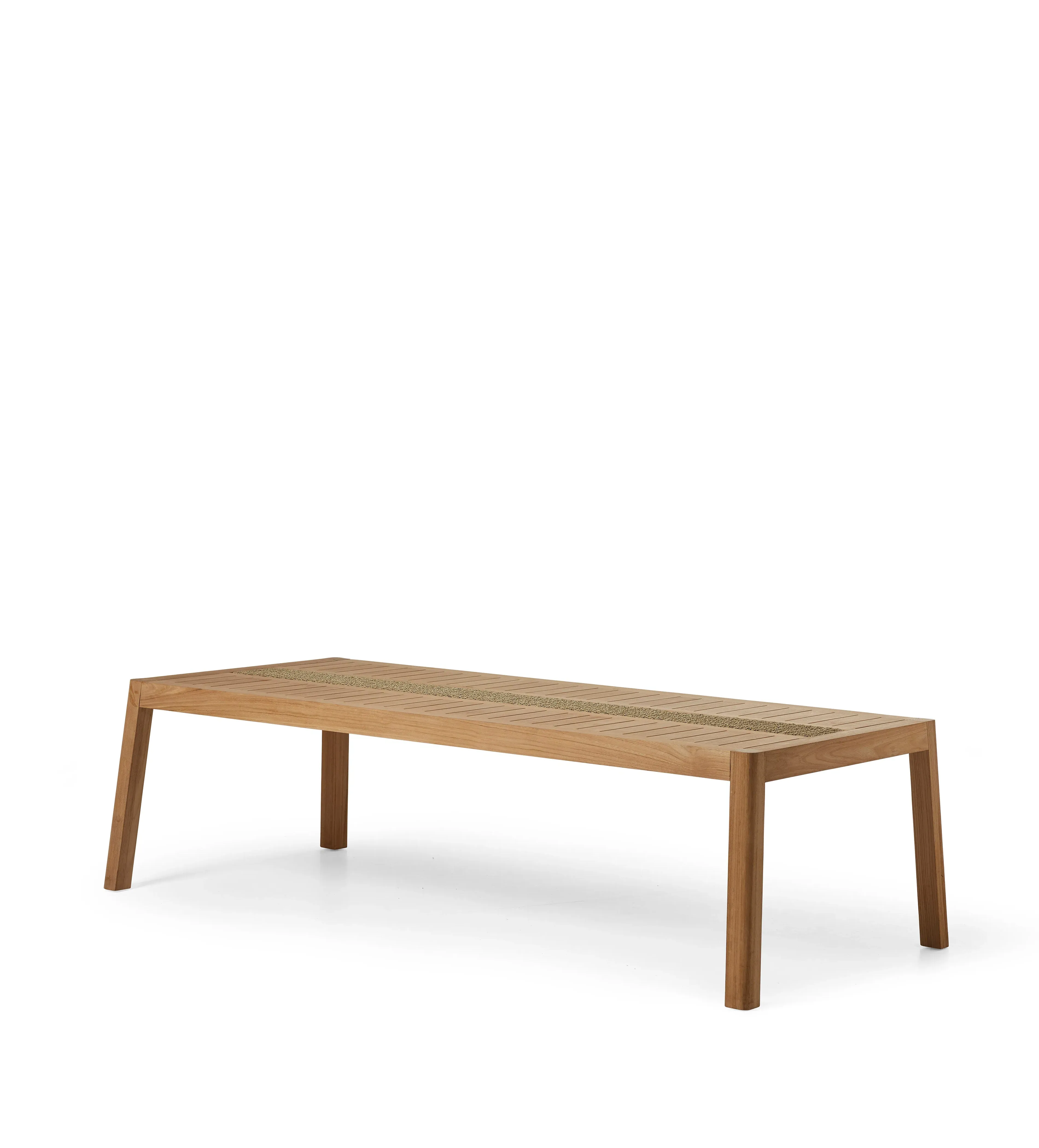 Belsay Garden Dining Table - Sandstone, Teak product