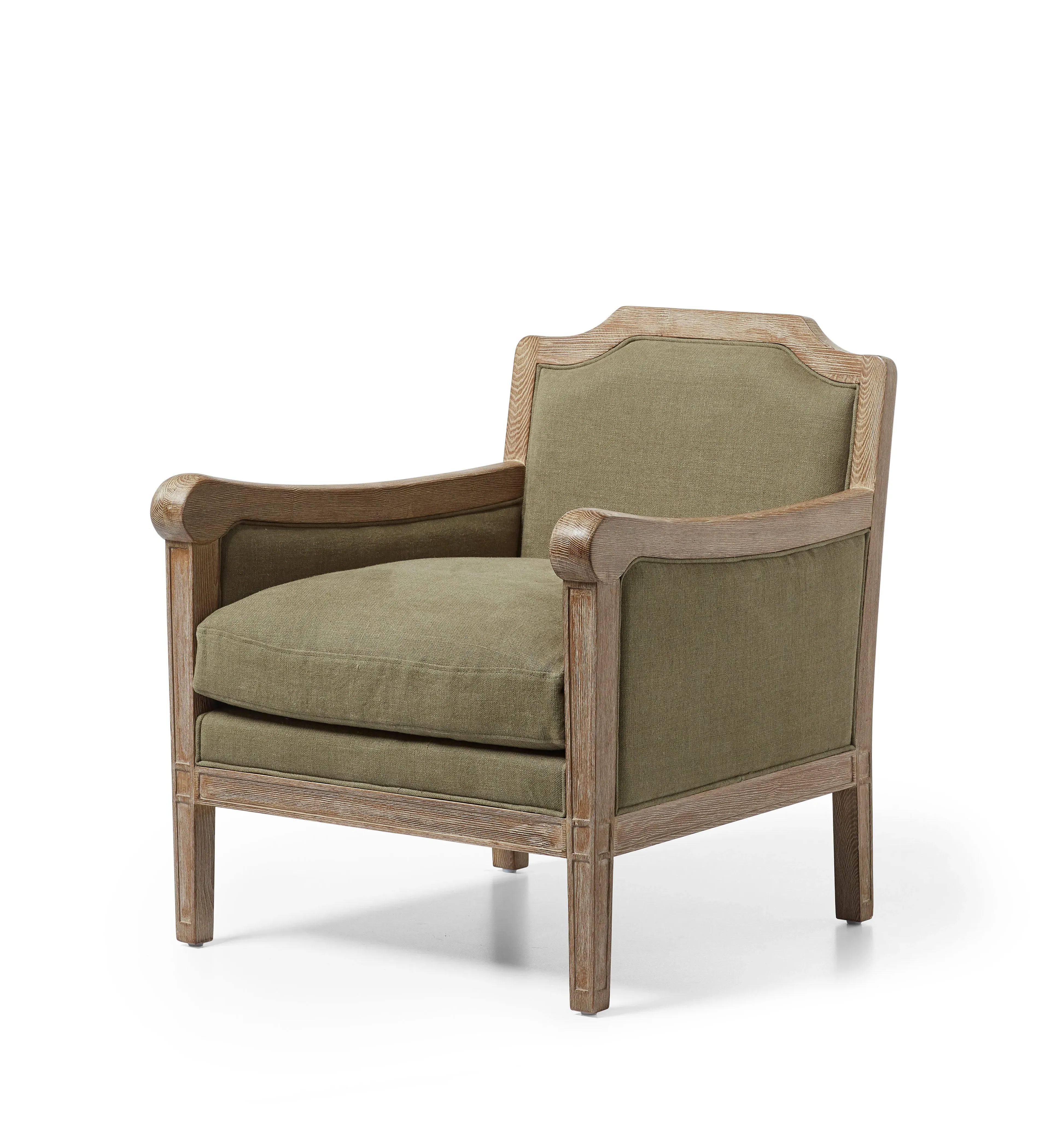 Camaret Armchair - Dark Lichen, Linen alternate view