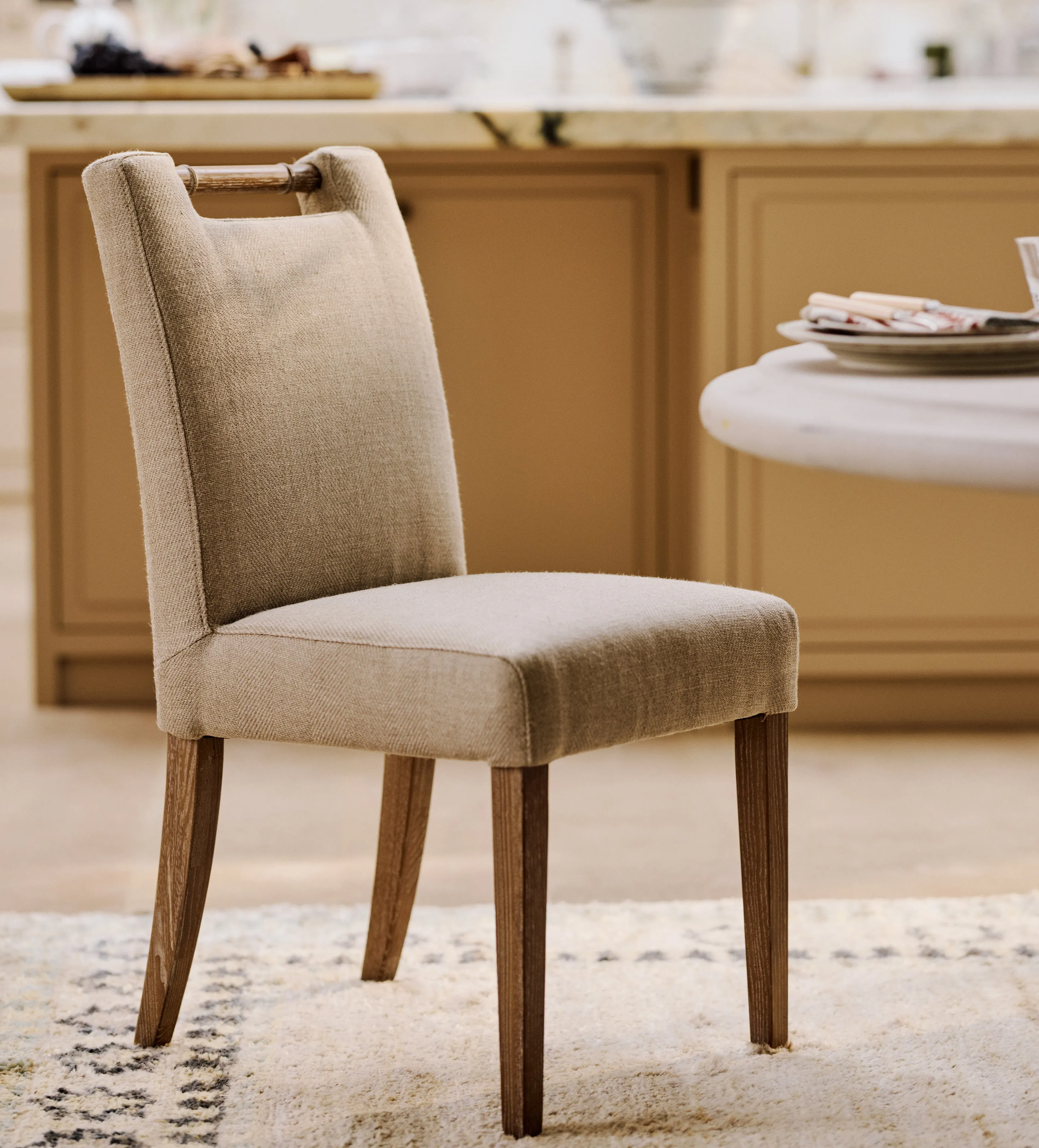 Canopy Dining Chair - Herringbone by OKA