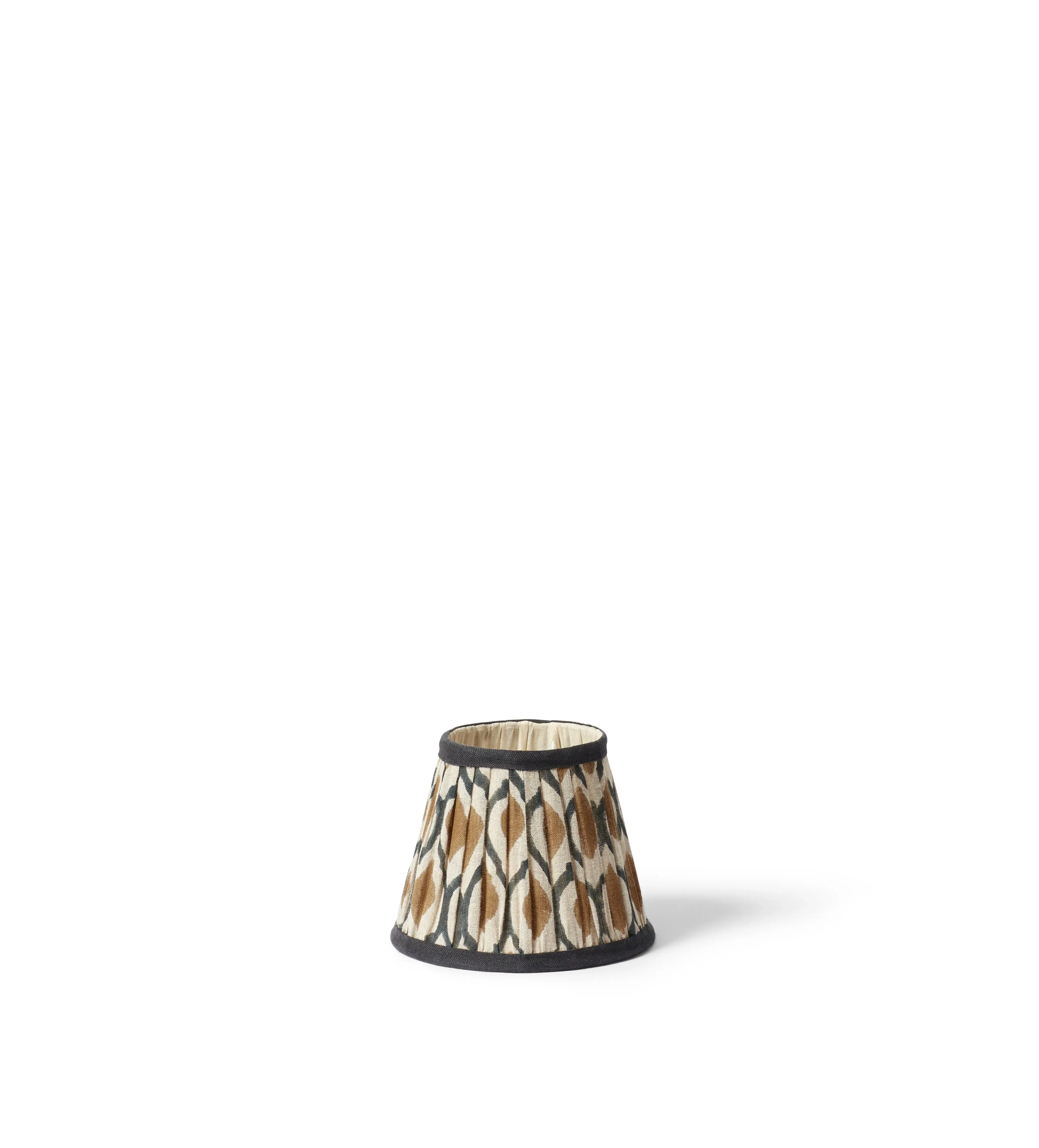 Chadhana 17cm Lampshade - Washed Orange, Linen Voile by OKA, alternate view