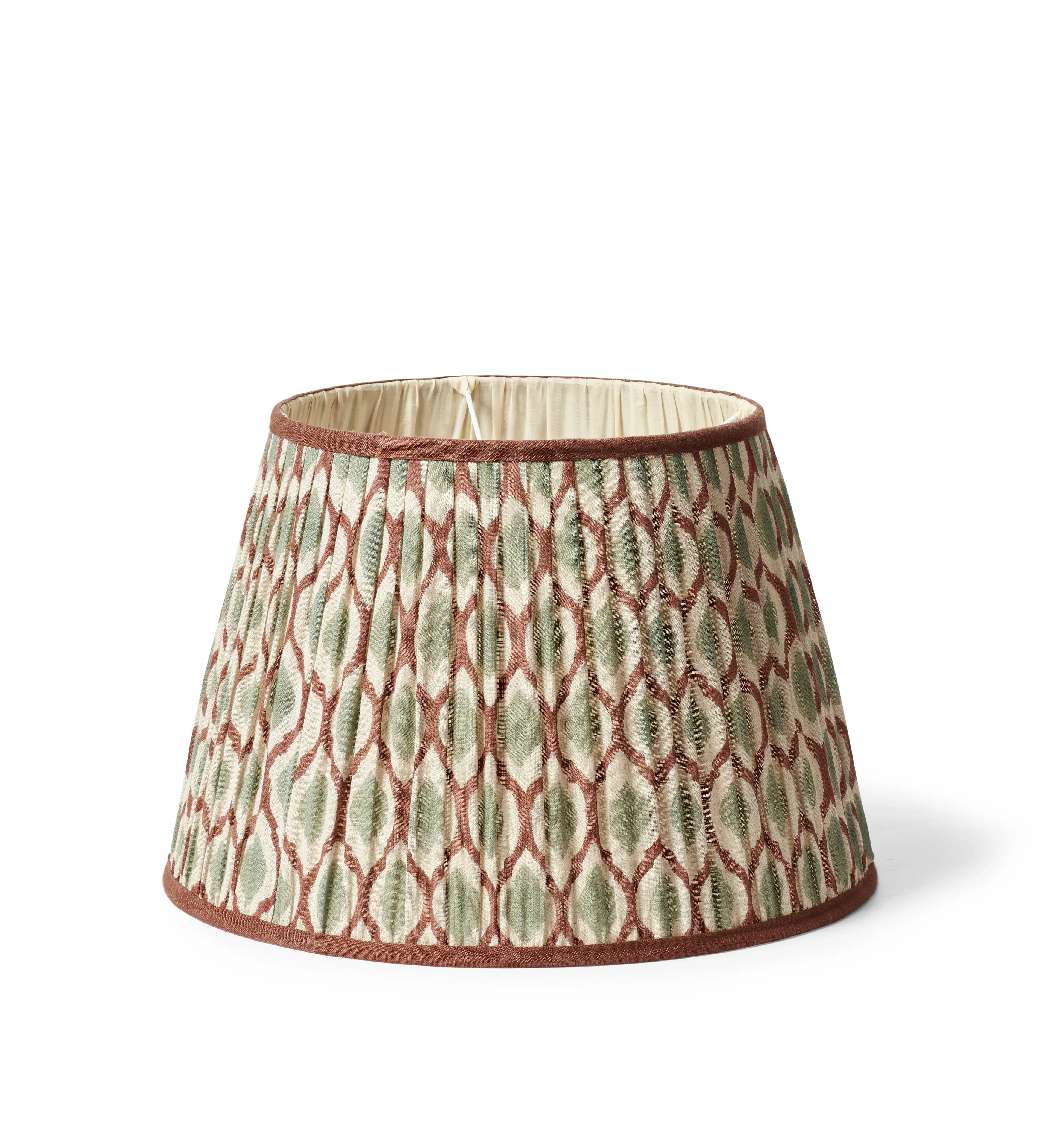 Chadhana 45cm Lampshade - Warm Red, Linen Voile by OKA, image 2