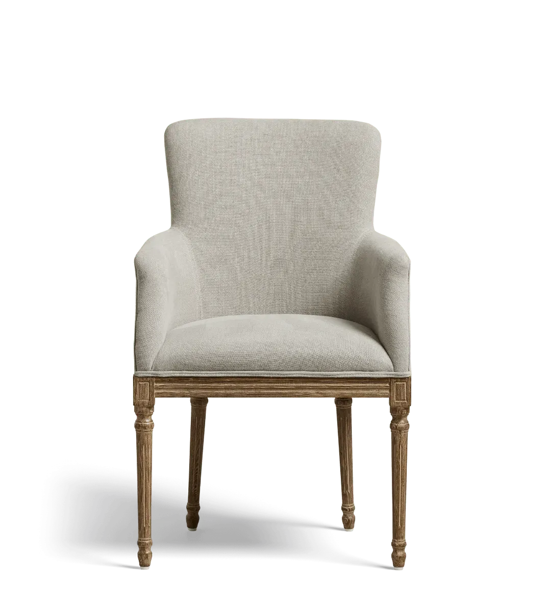 oka-claverton-dining-chair-mushroom-grey-dining-chairs-linen-oak-plain image