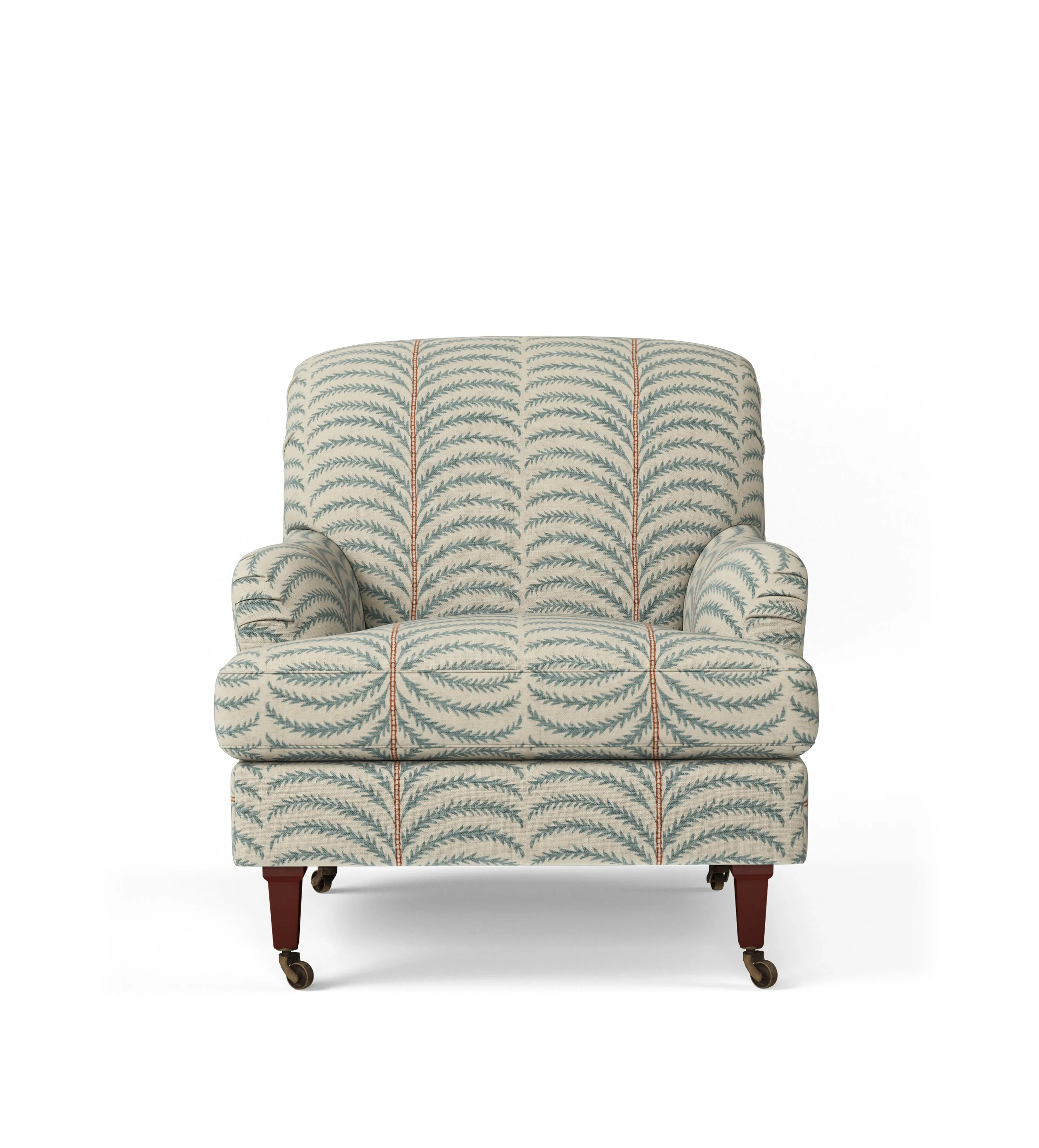 Coleridge Armchair with Castors - Seafoam, Linen product