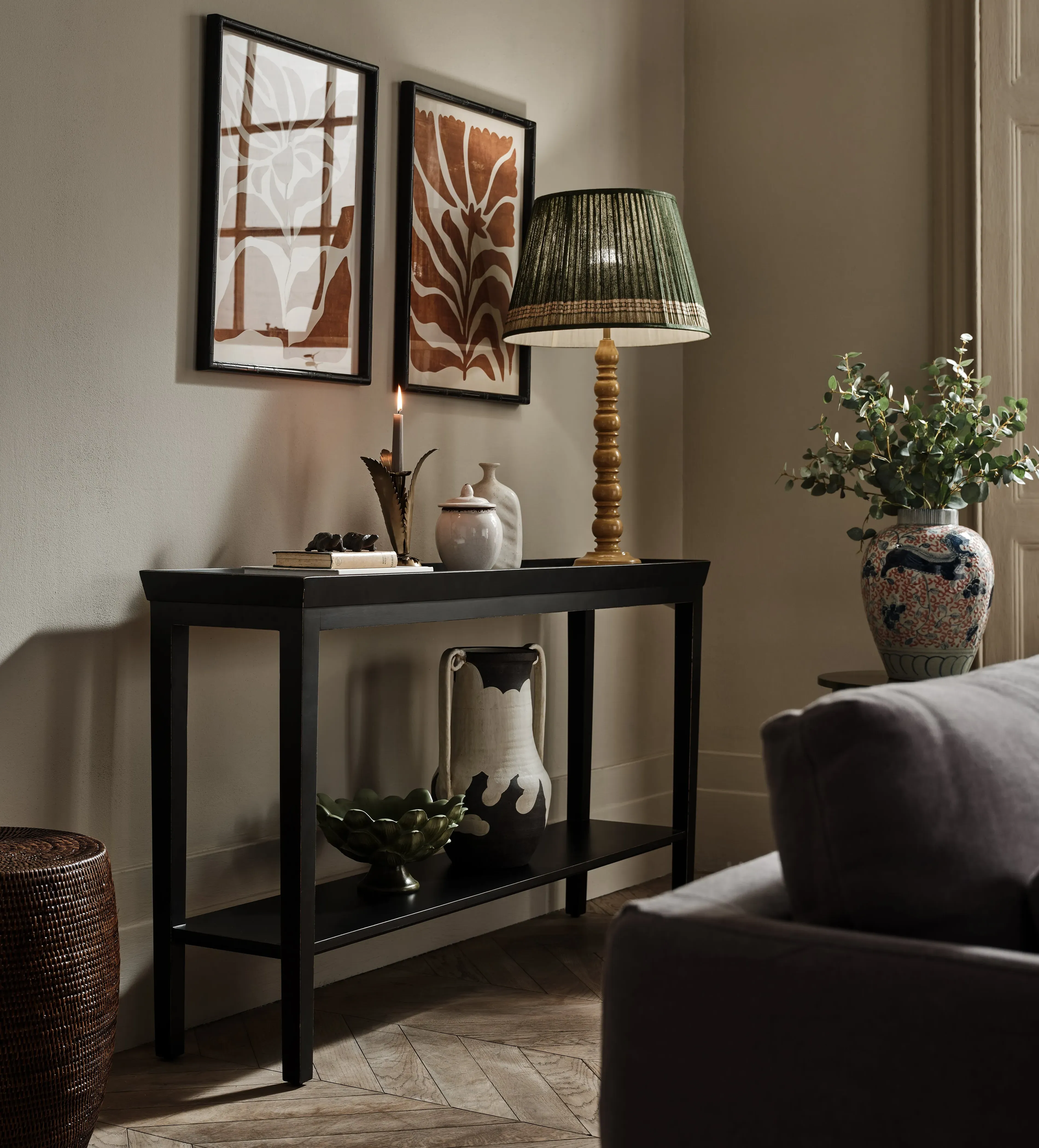 Console Table - Jet, Silver Birch product
