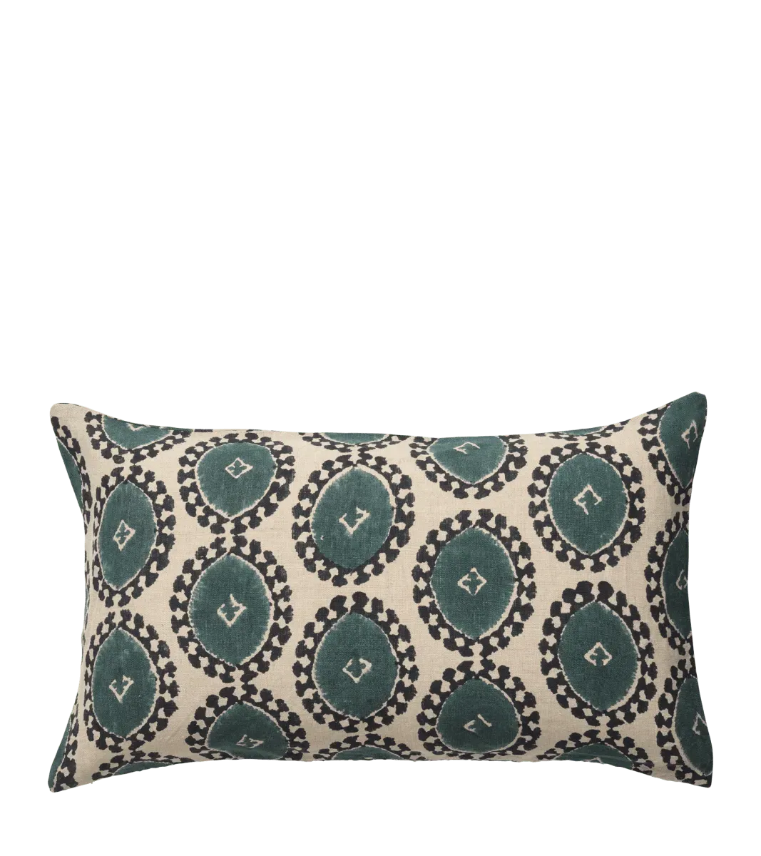 oka-contorno-cushion-cover-air-force-blue-cushion-covers-linen-geometric image